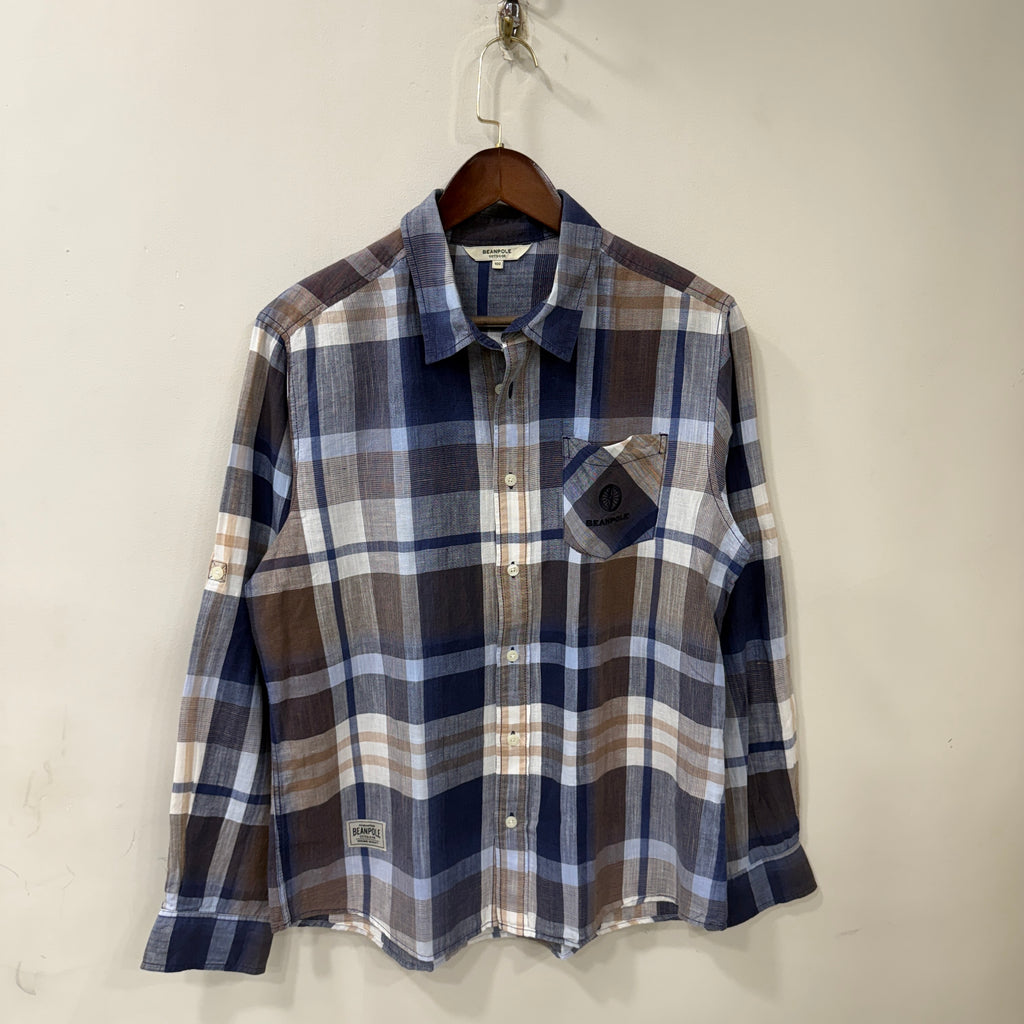 Beanpole checkered linen shirt