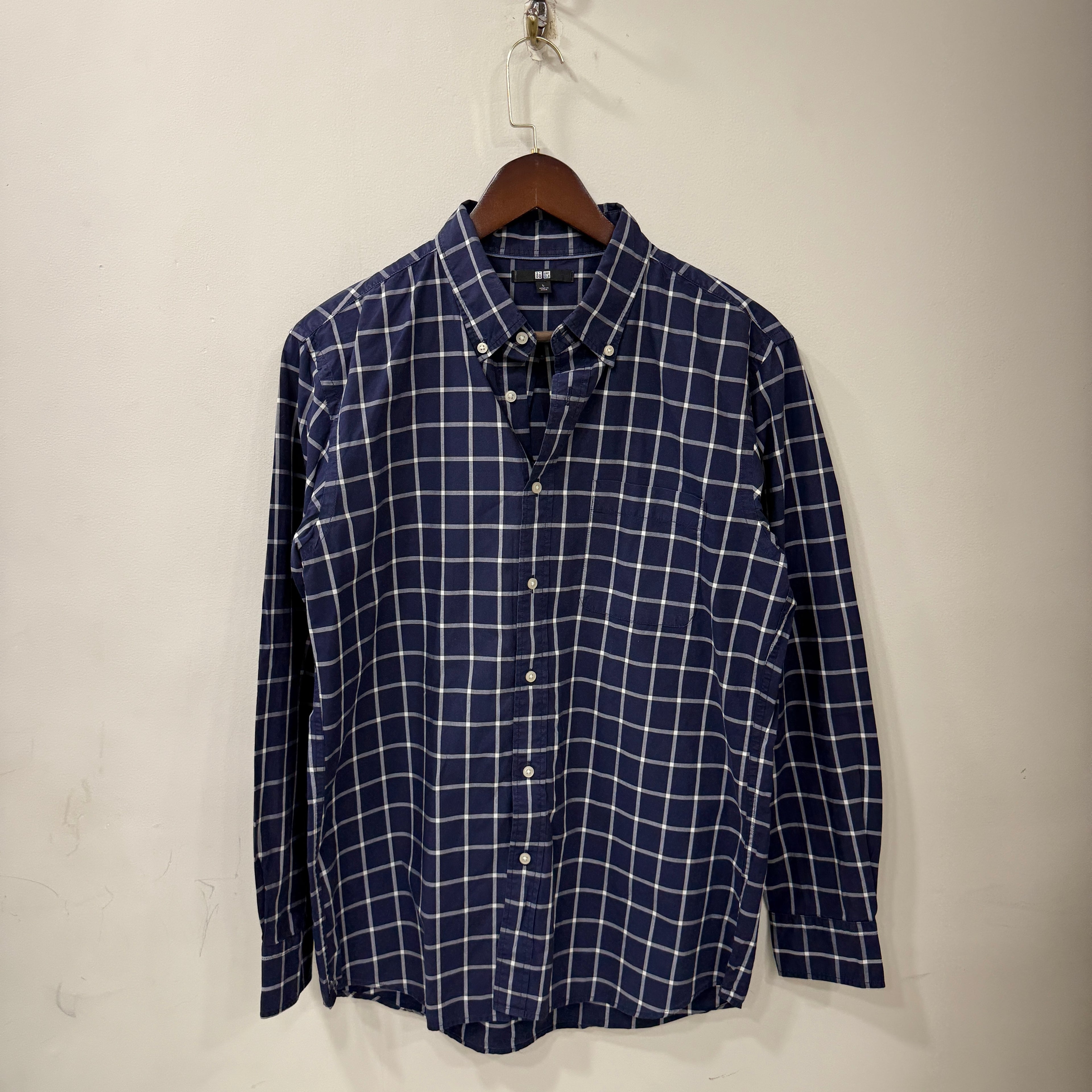 Uniqlo checkered shirt