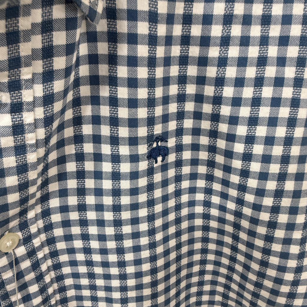 Brooks Brothers checkered shirt with logo
