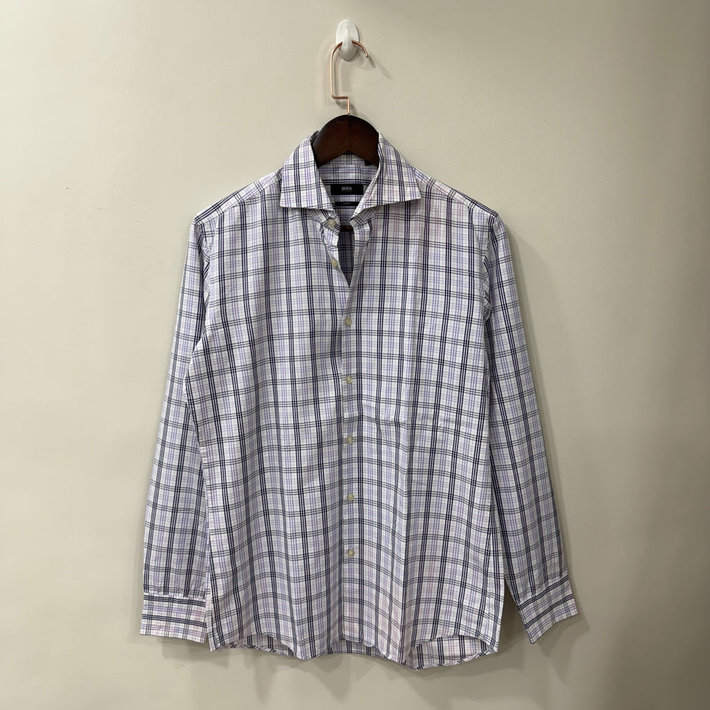 Hugo Boss checkered shirt