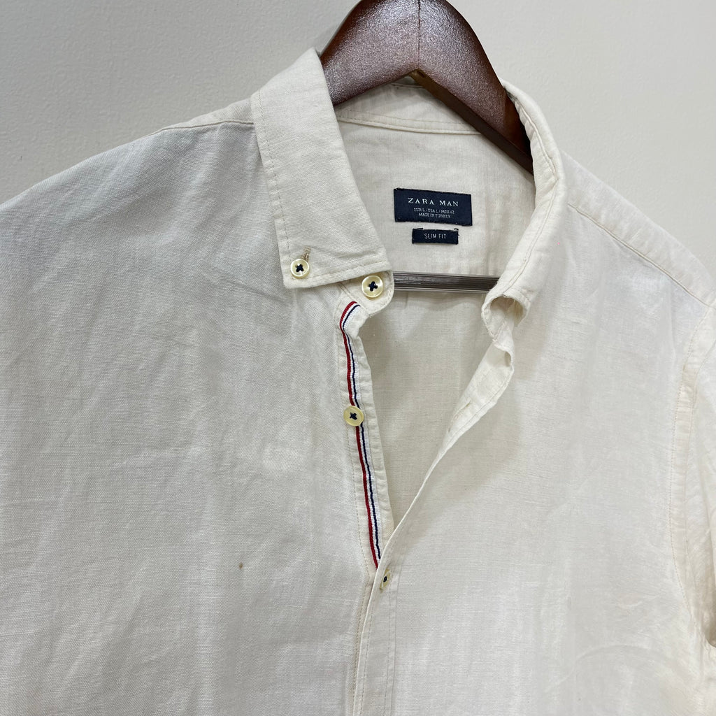 Zara solid shirt