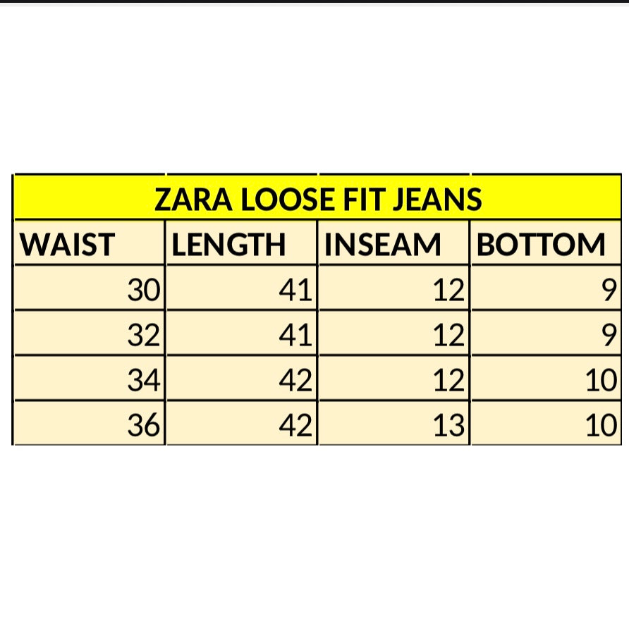 Zara loose fit/baggy jeans