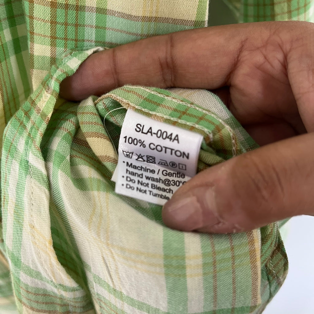 Lacoste checkered shirt