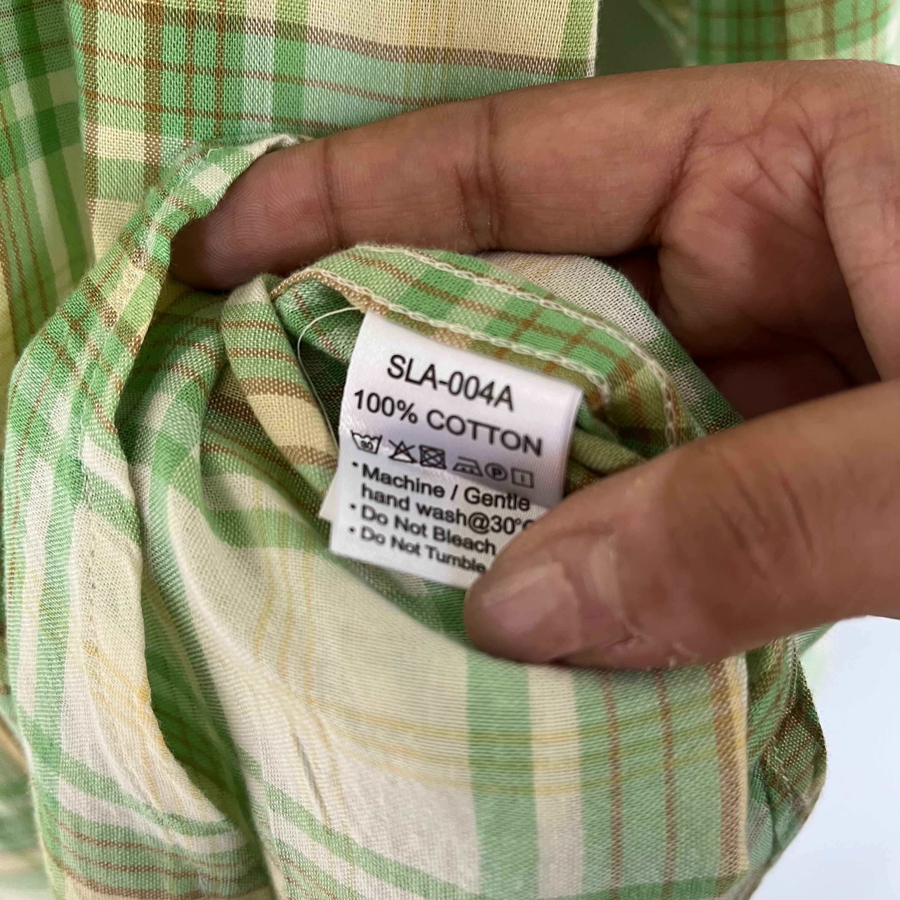 Lacoste checkered shirt