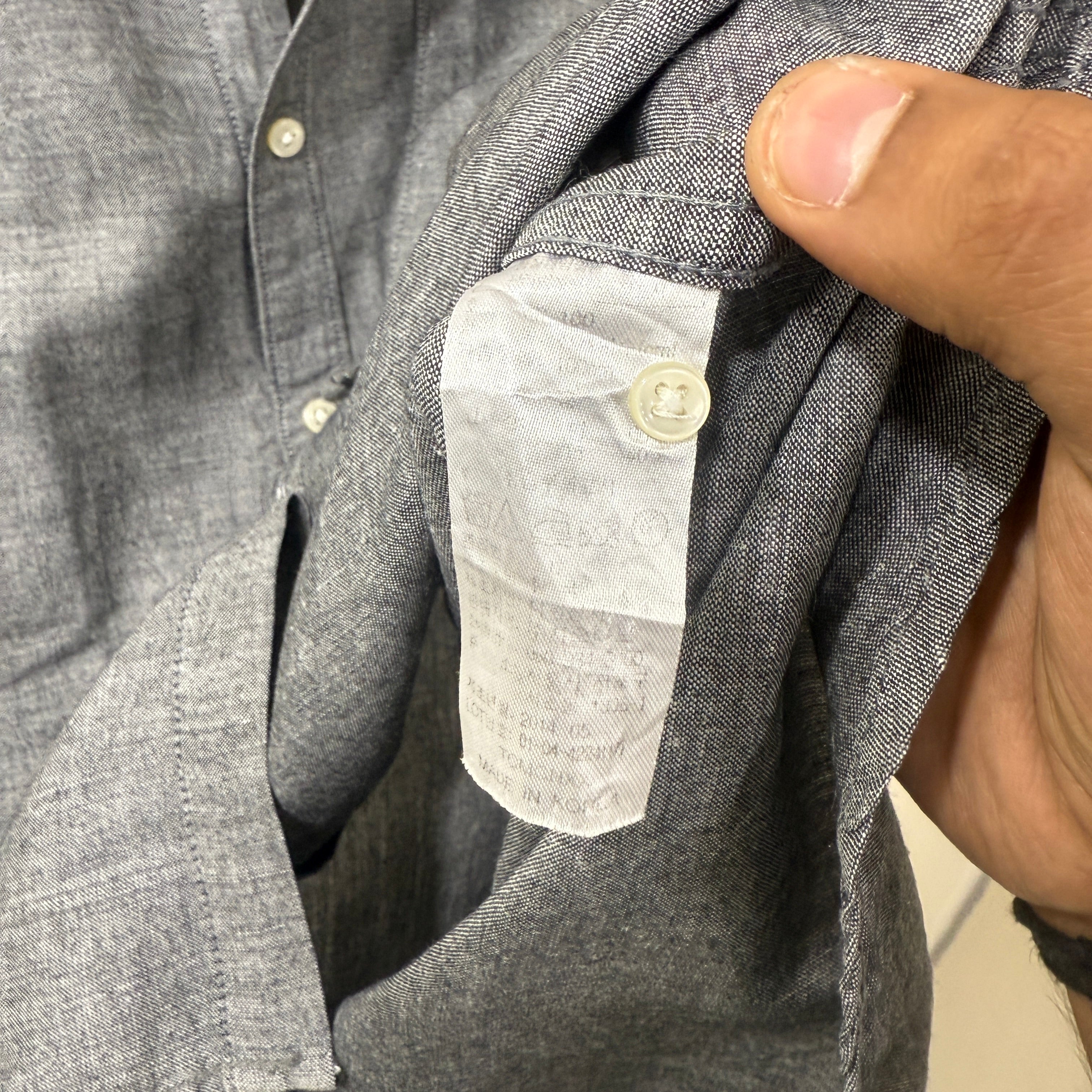 Giodarno grey solid shirt