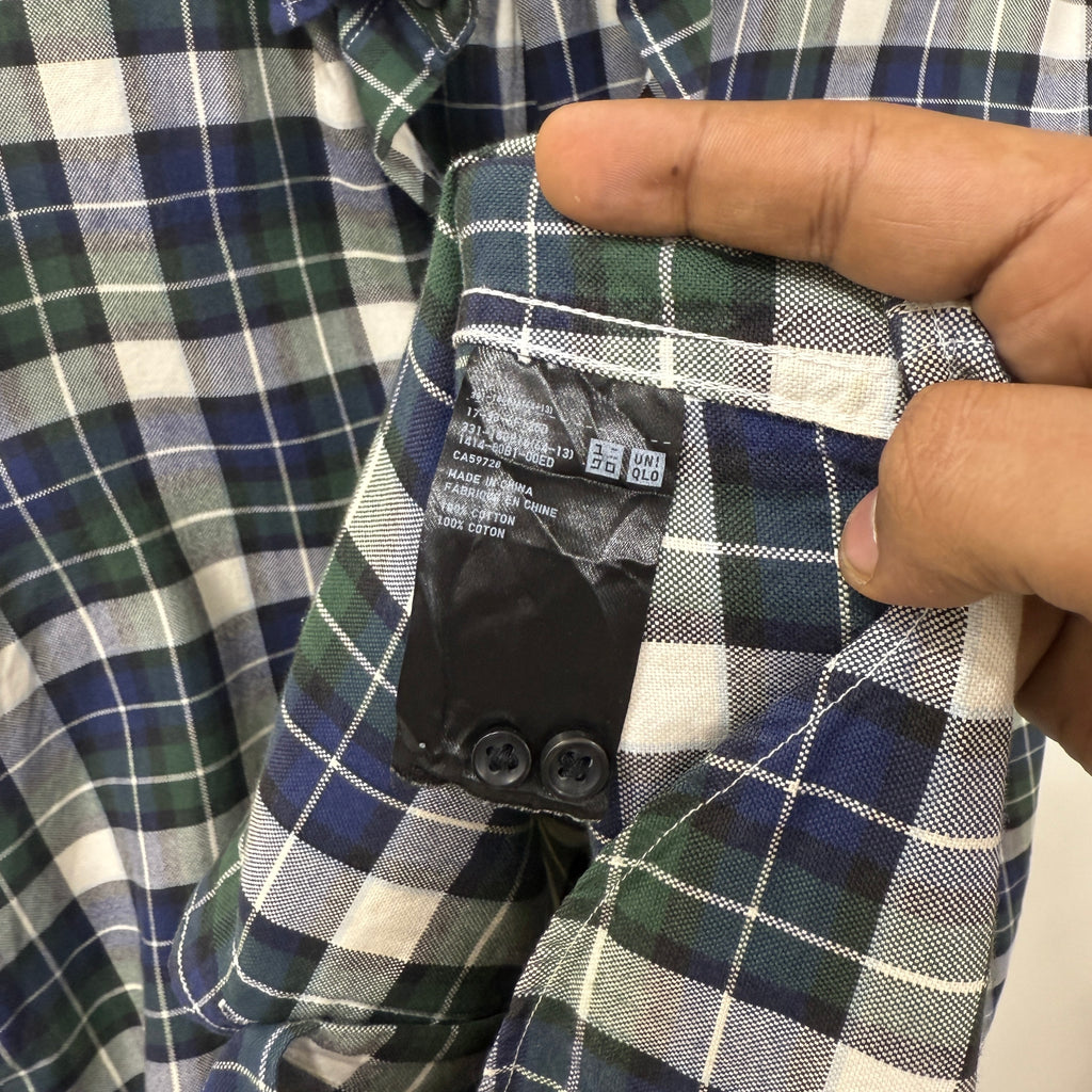 Uniqlo checkered shirt