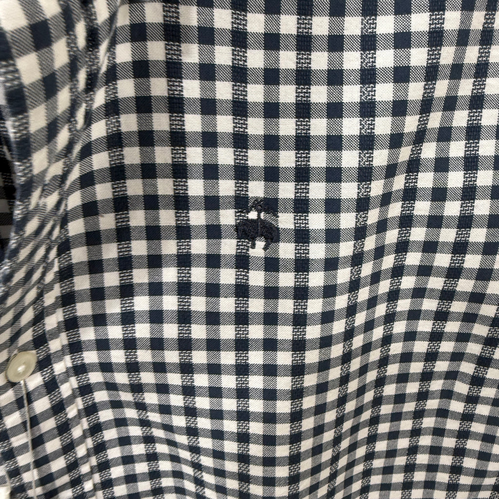 Brooks Brothers checkered shirt with logo