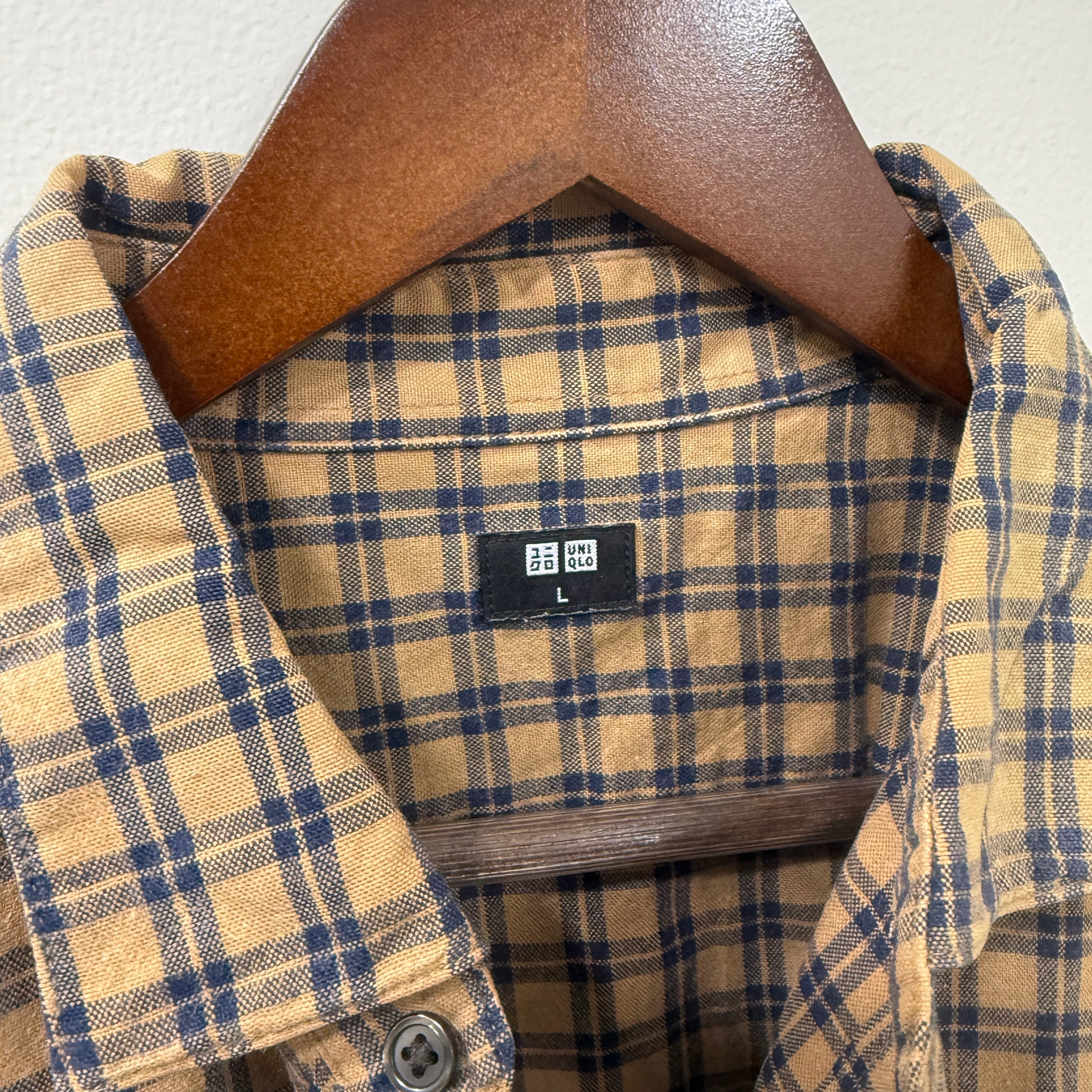 Uniqlo checkered shirt