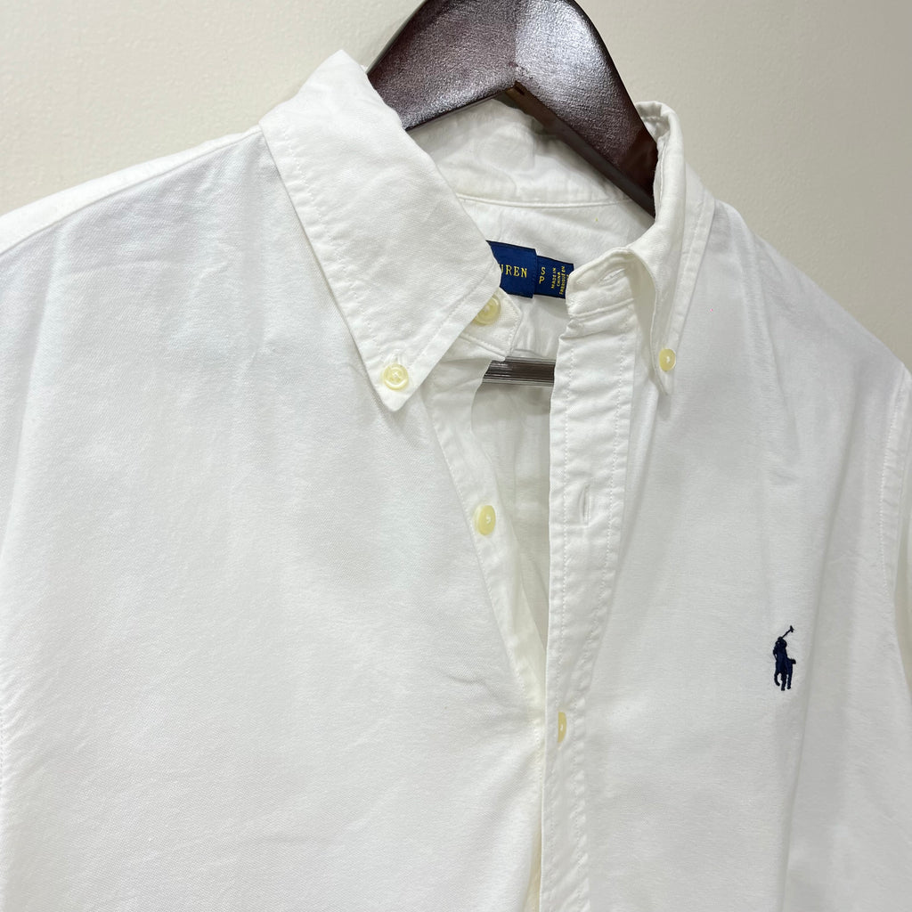 Ralph Lauren white Oxford classic fit button down shirt