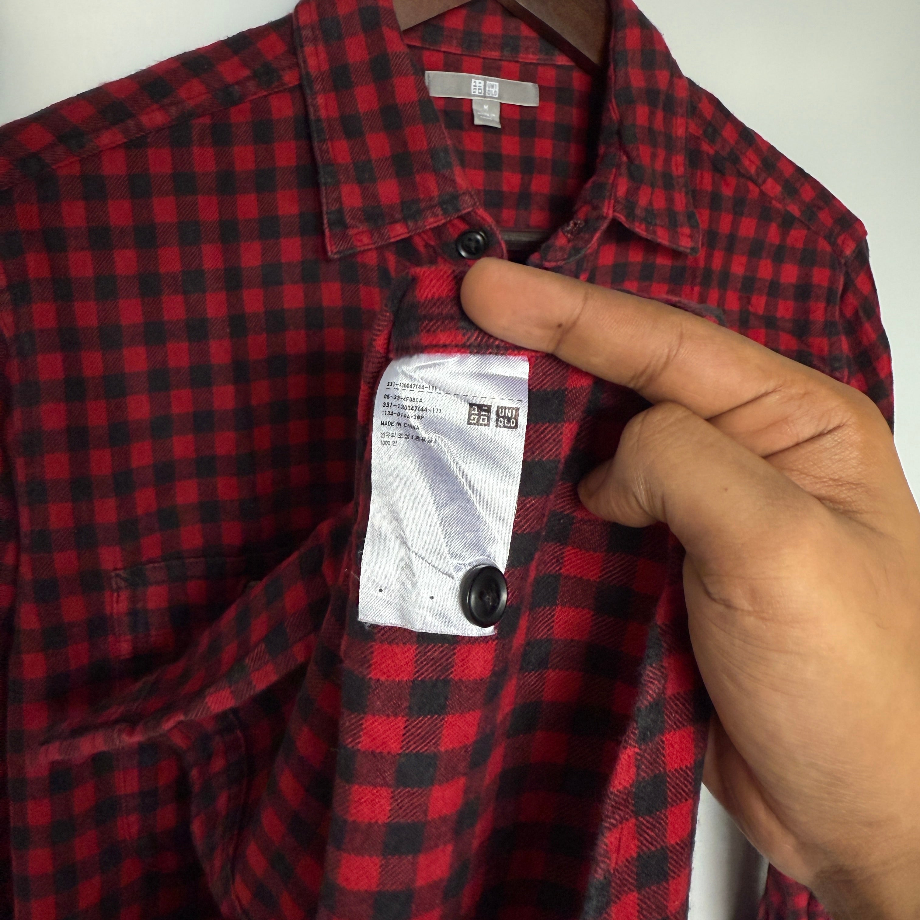 Uniqlo checkered shirt