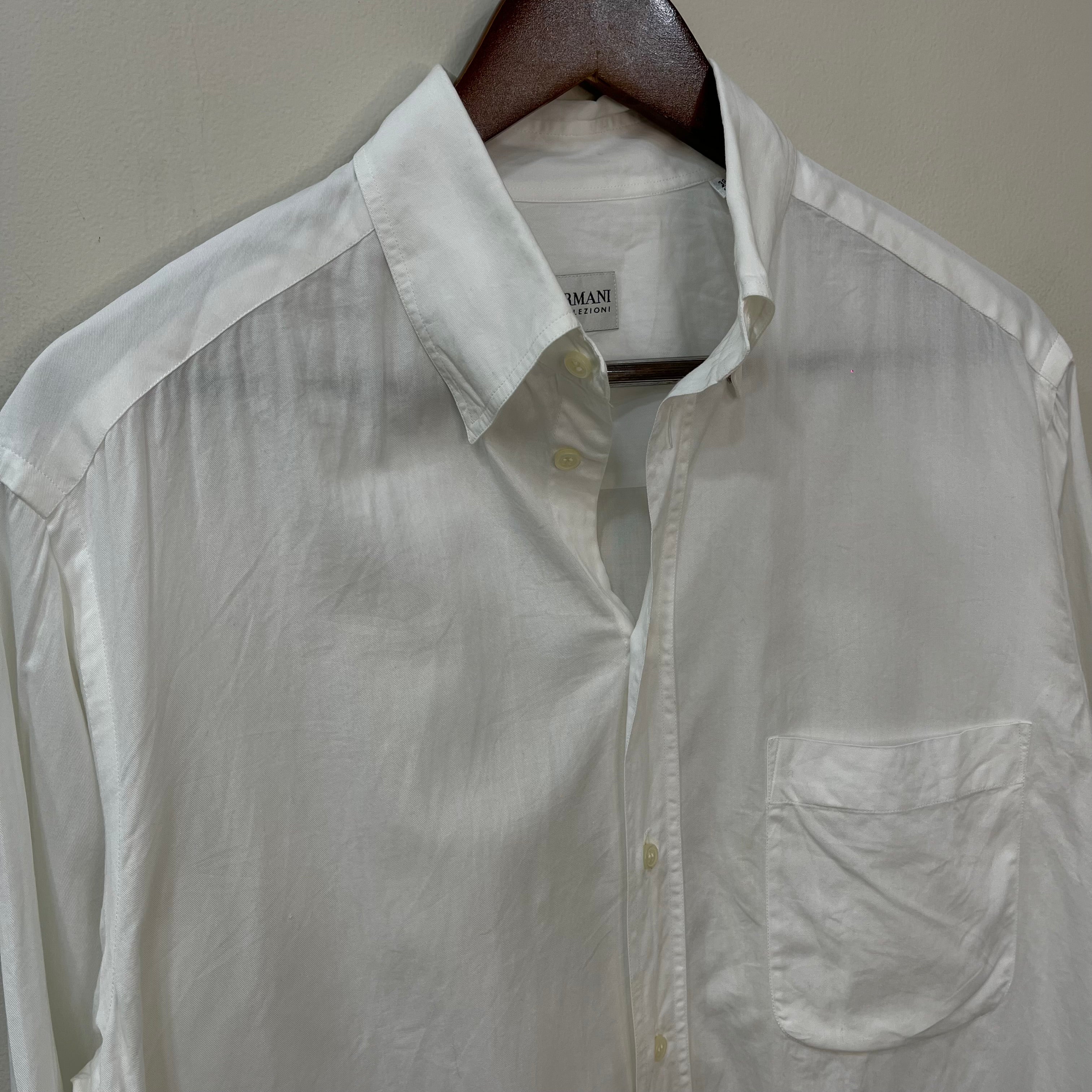 Armani white shirt