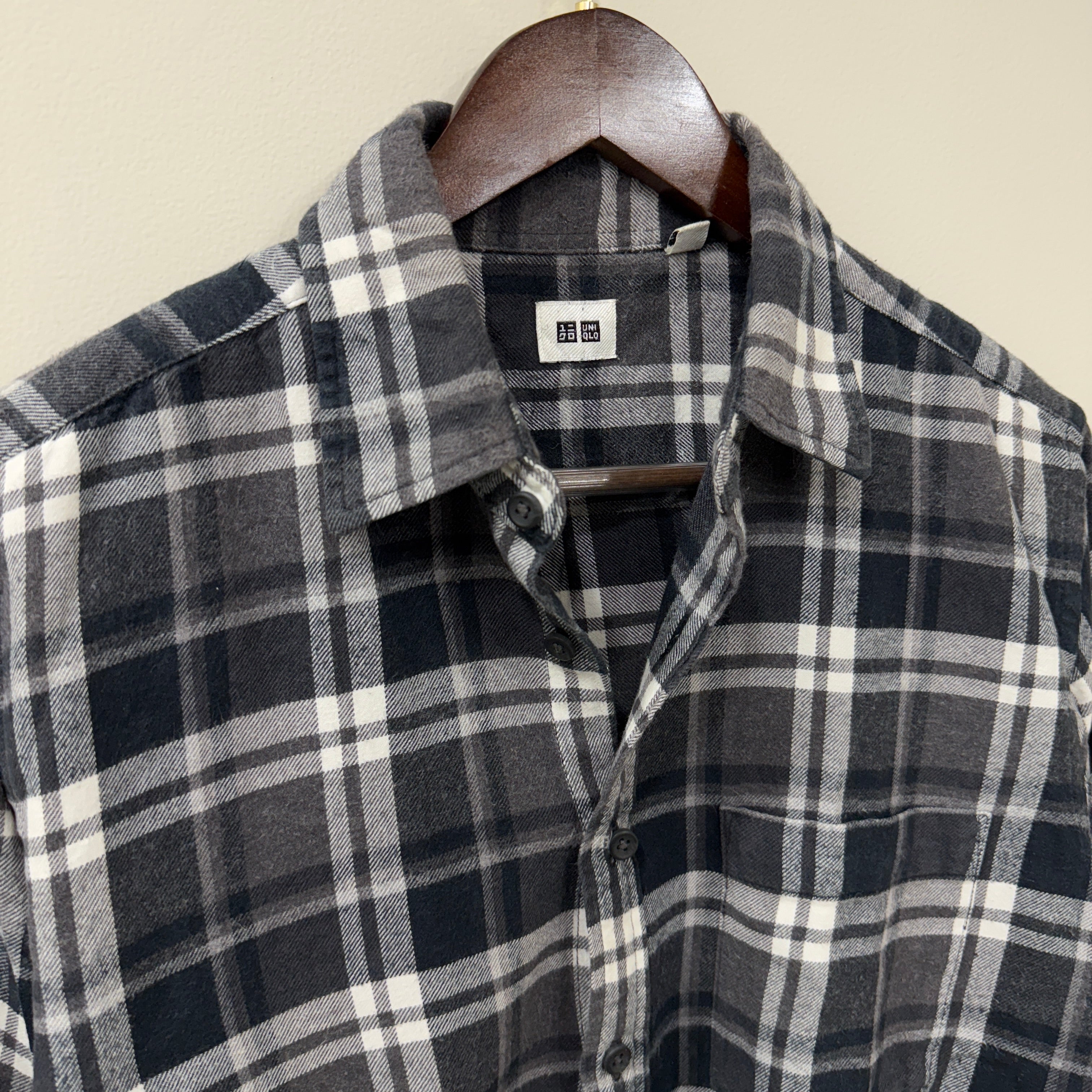 Uniqlo checkered shirt
