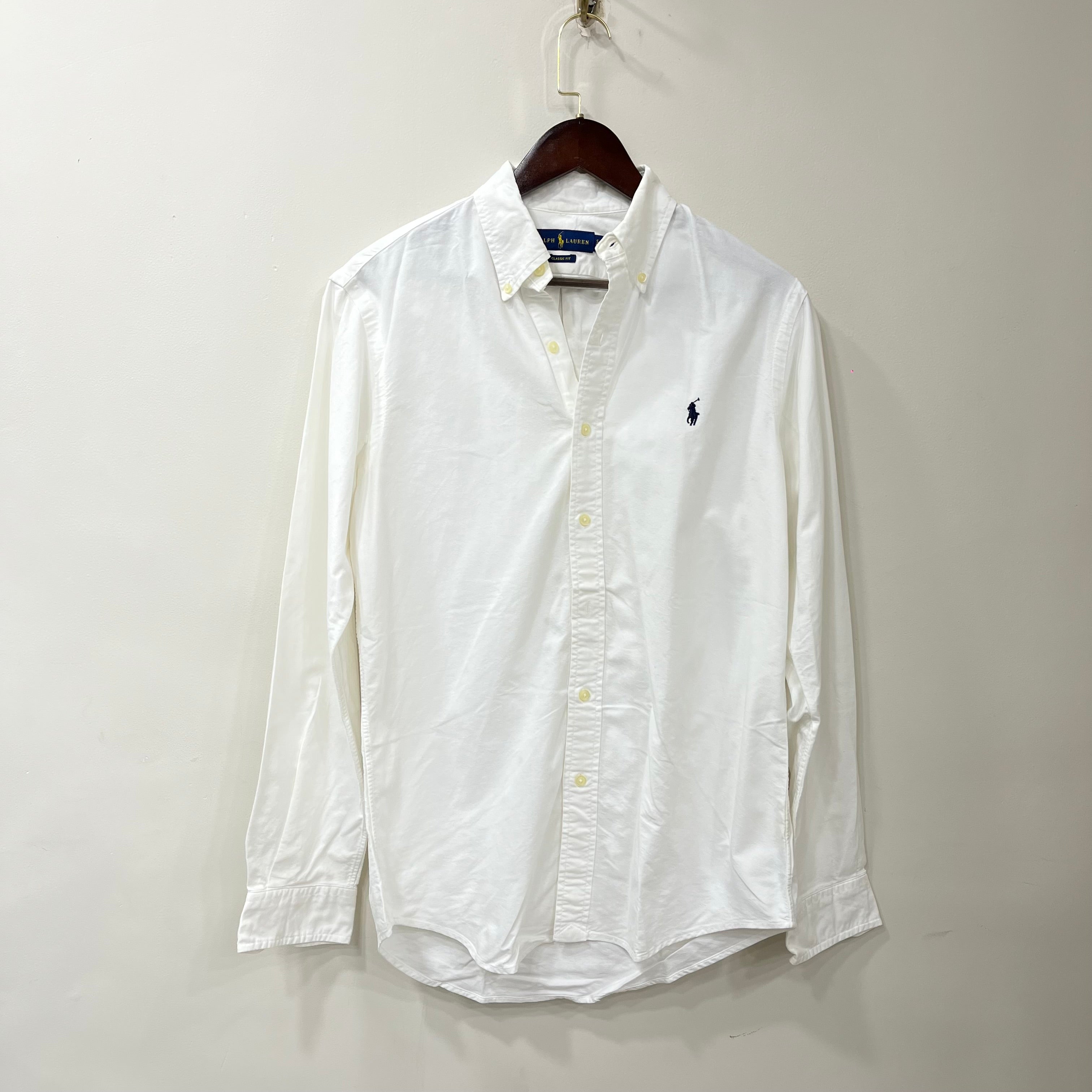 Ralph Lauren white Oxford classic fit button down shirt