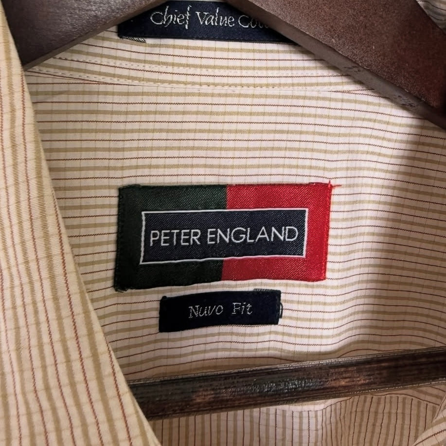 Peter England stripes shirt