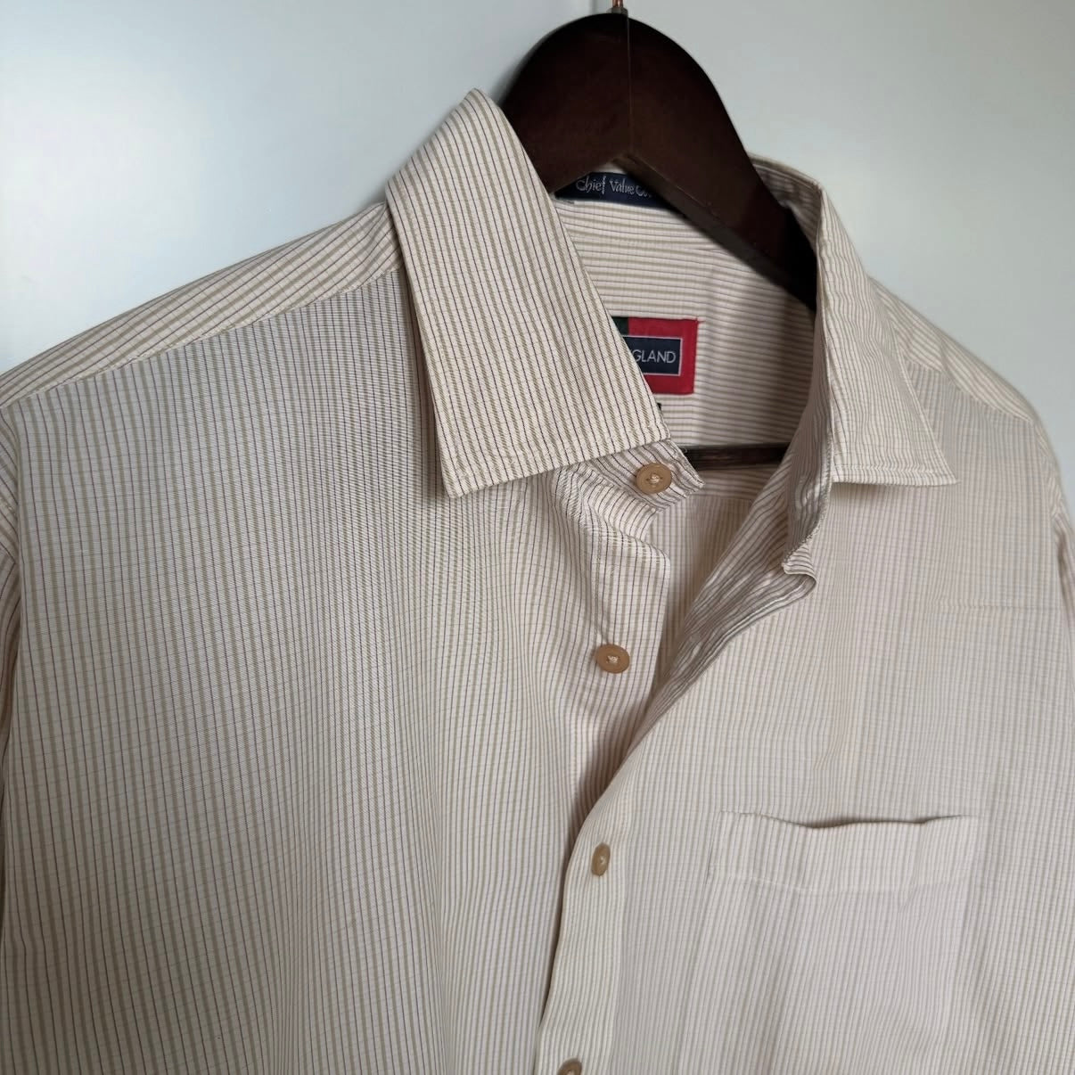 Peter England stripes shirt