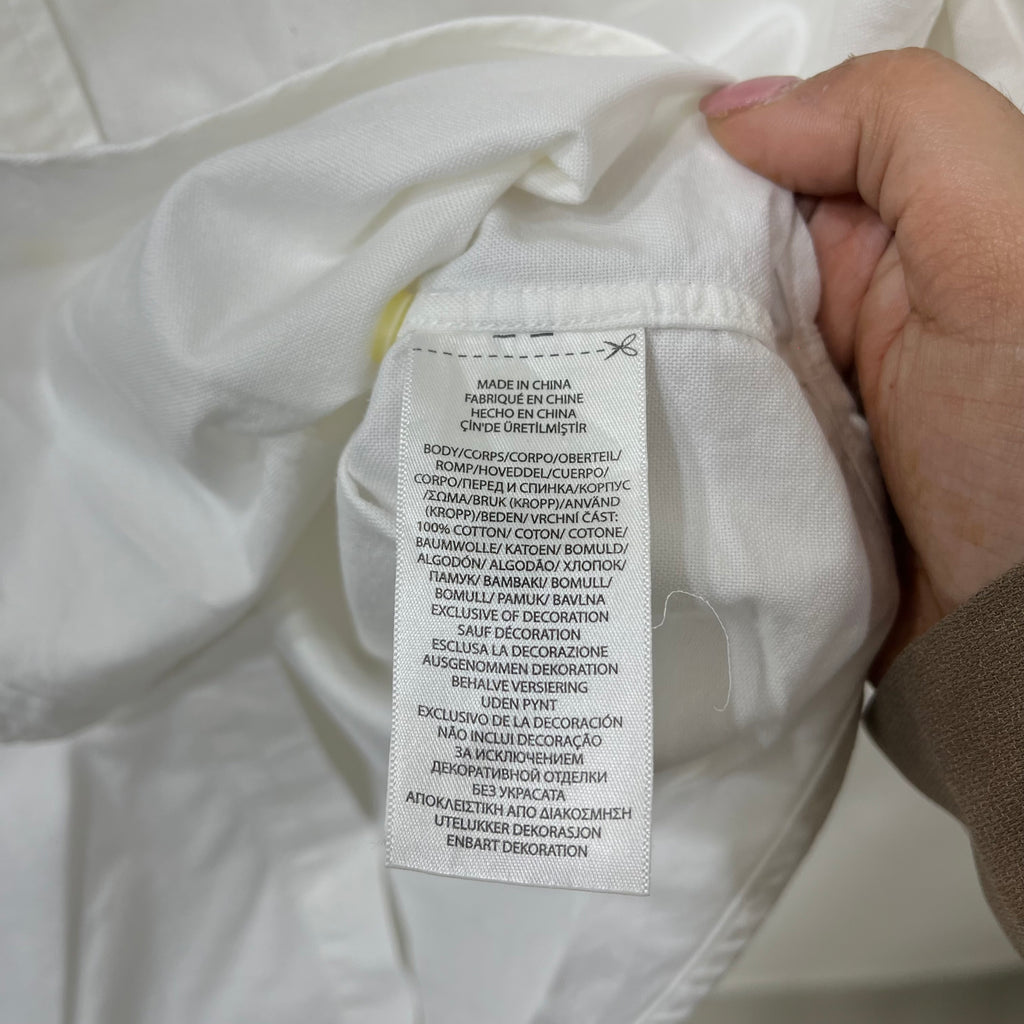 Ralph Lauren white Oxford classic fit button down shirt