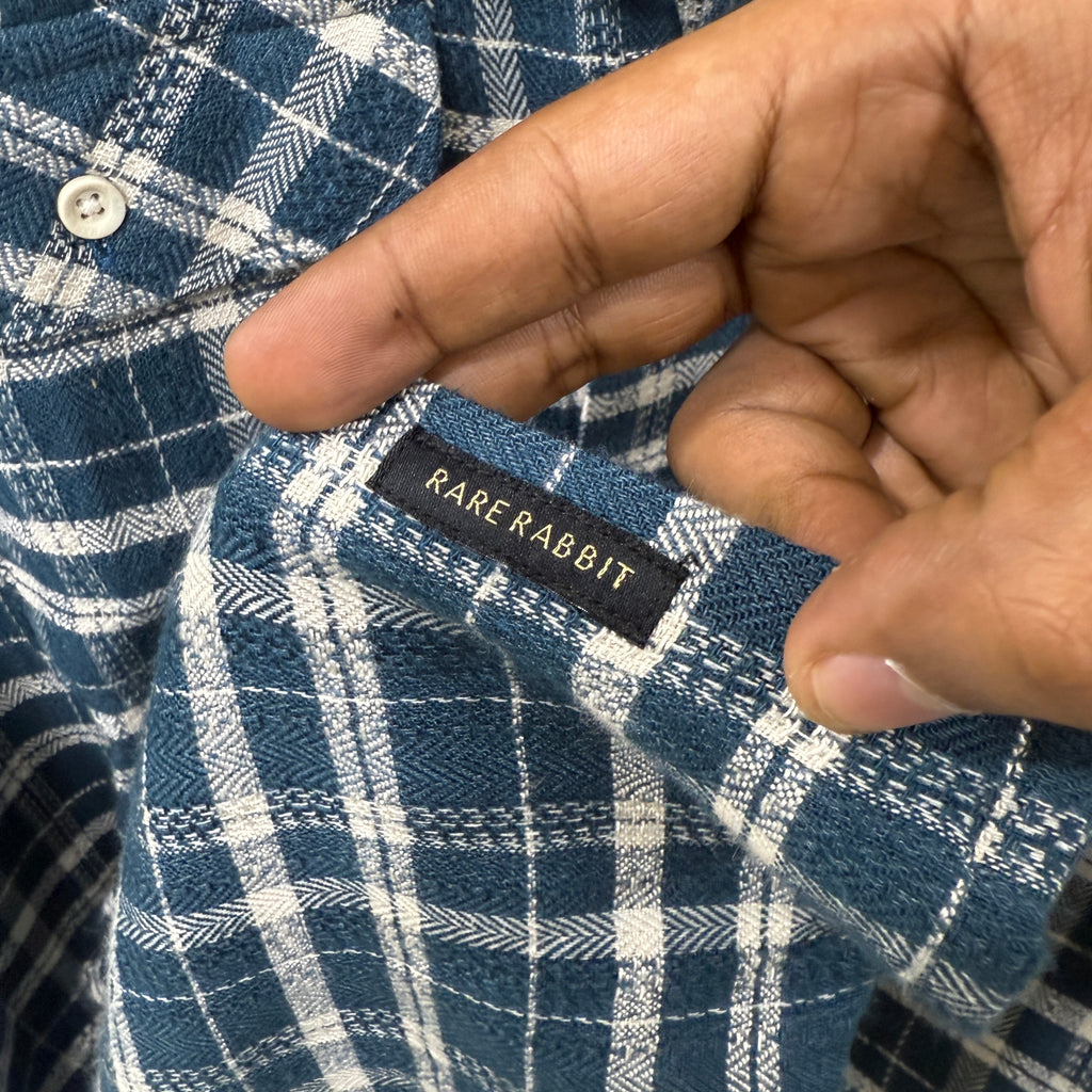 Rare rabbit checkered shirt