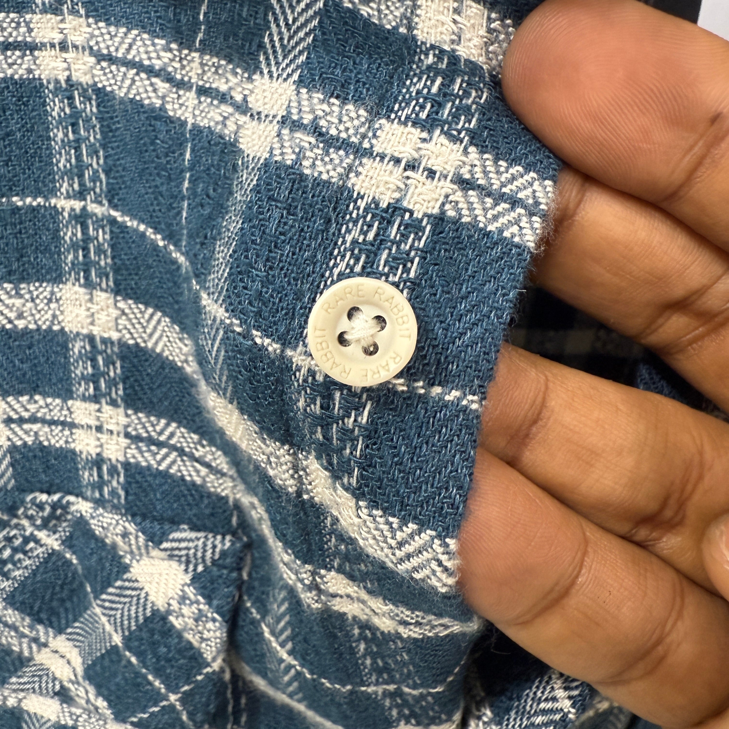 Rare rabbit checkered shirt