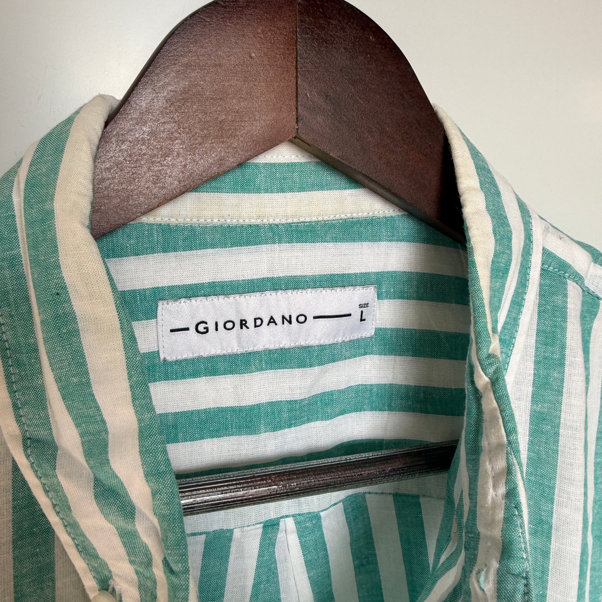 Giodarno stripes linen shirt