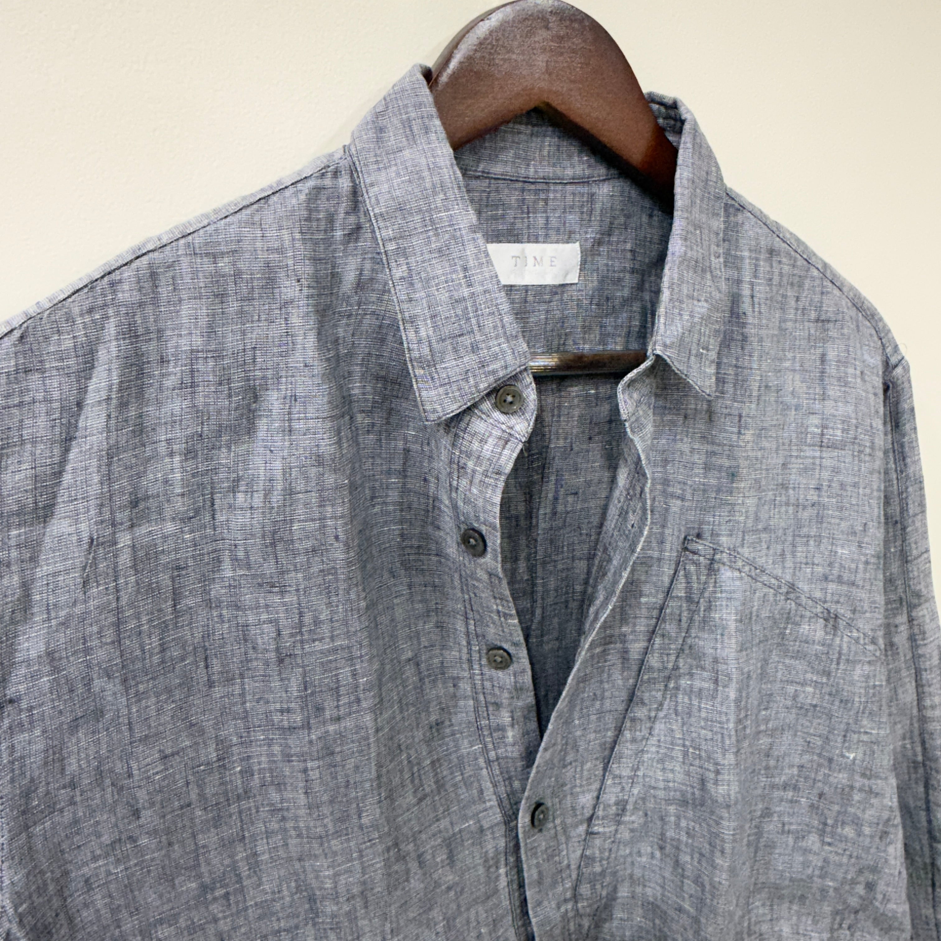 Grey linen shirt