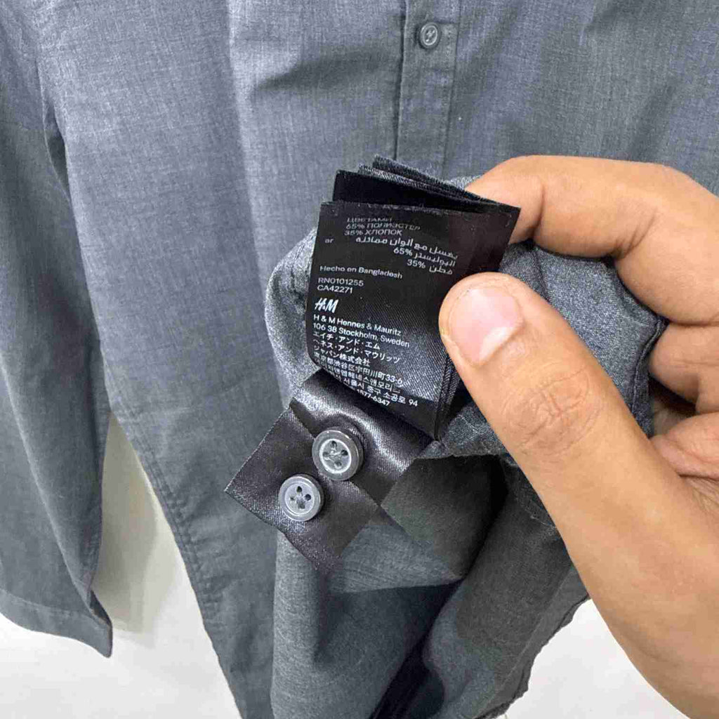 H&M solid shirt
