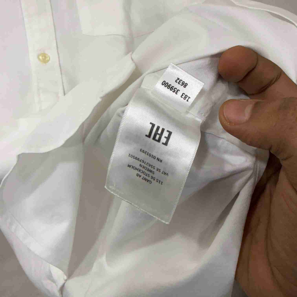 Gant Oxford white button down shirt