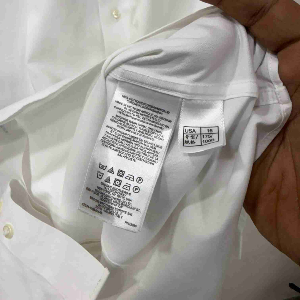 Brooks Brothers white premium shirt