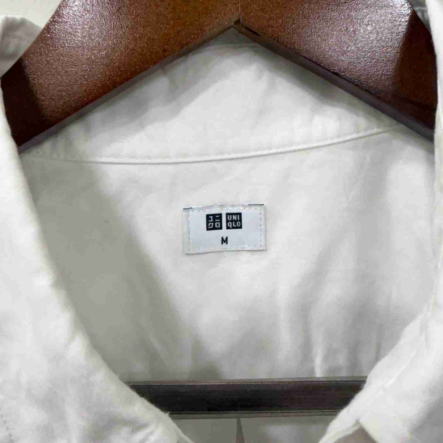 Uniqlo white oxford shirt