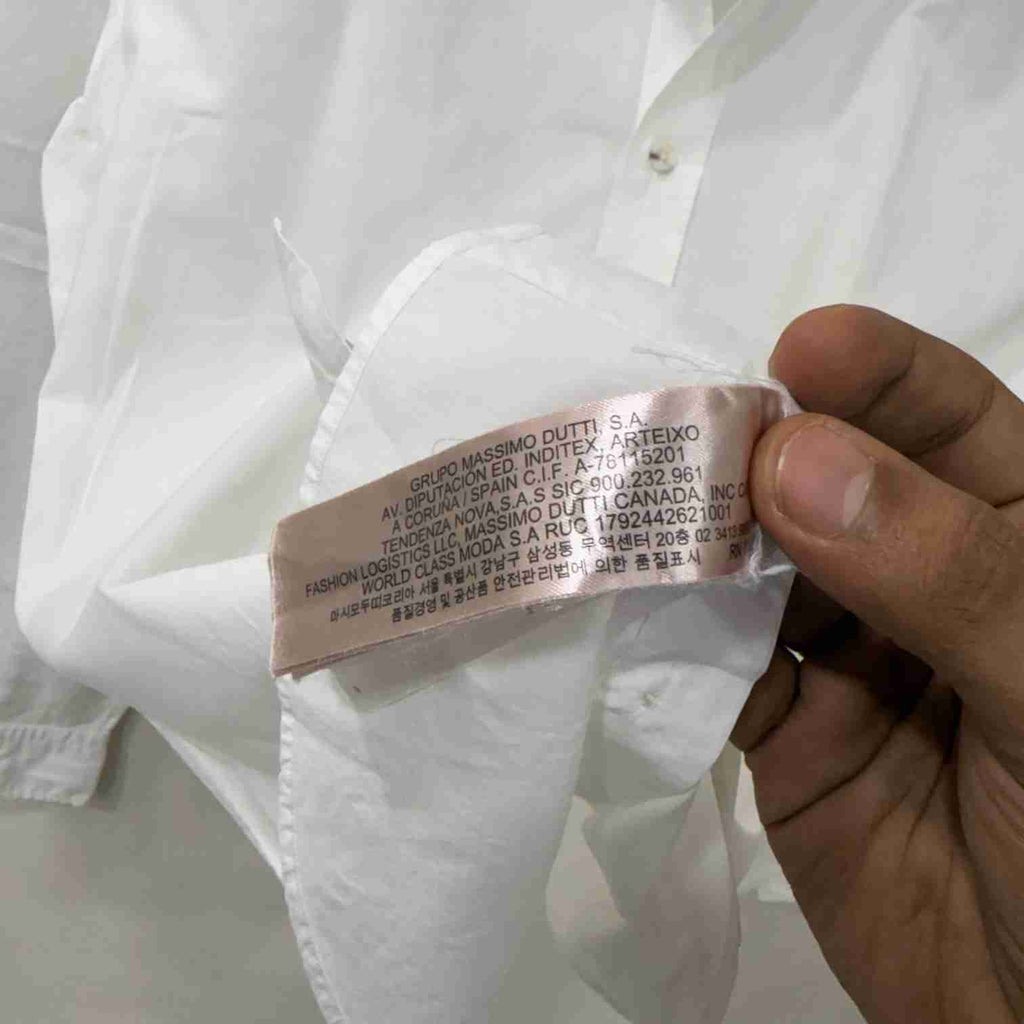 Mossimo Dutti premium white shirt