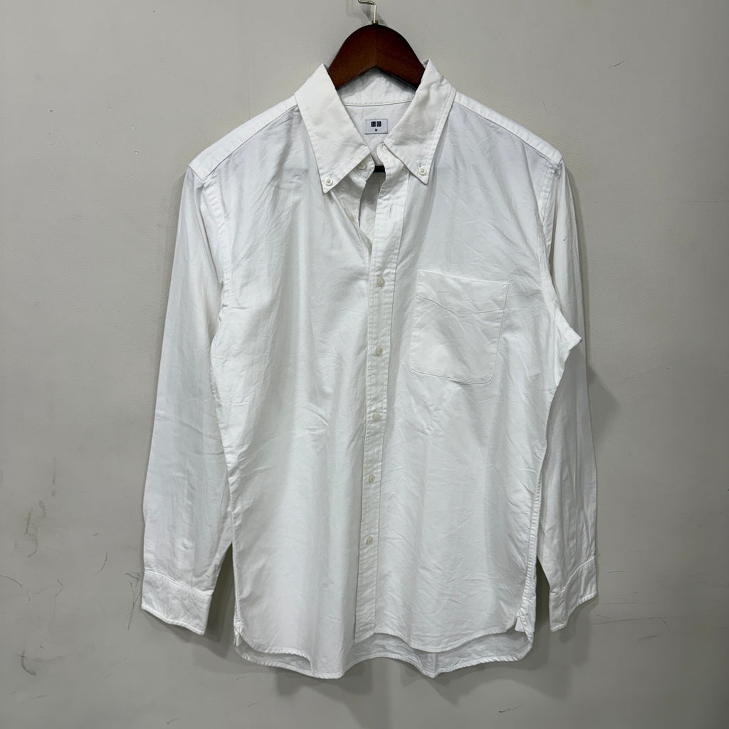Uniqlo white oxford shirt
