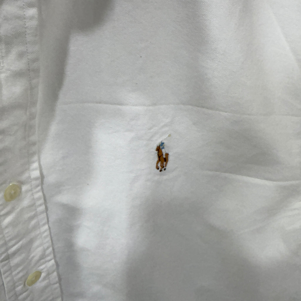 Ralph Lauren white solid shirt