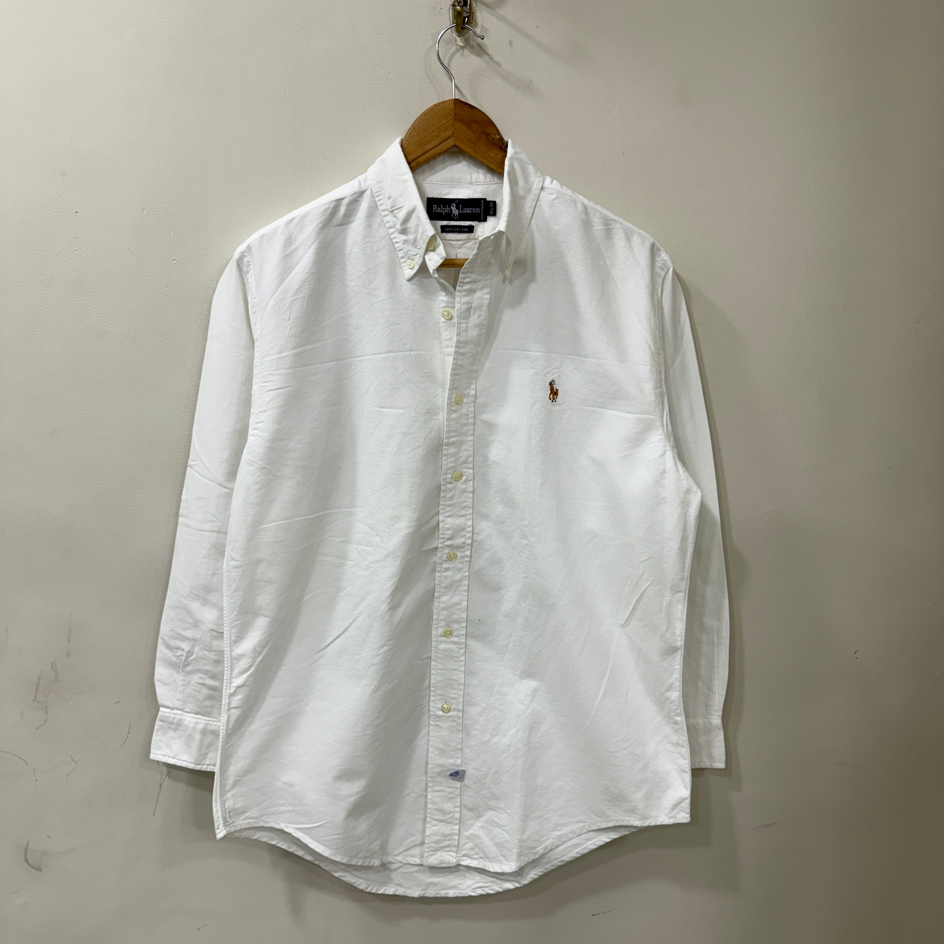 Ralph Lauren white solid shirt