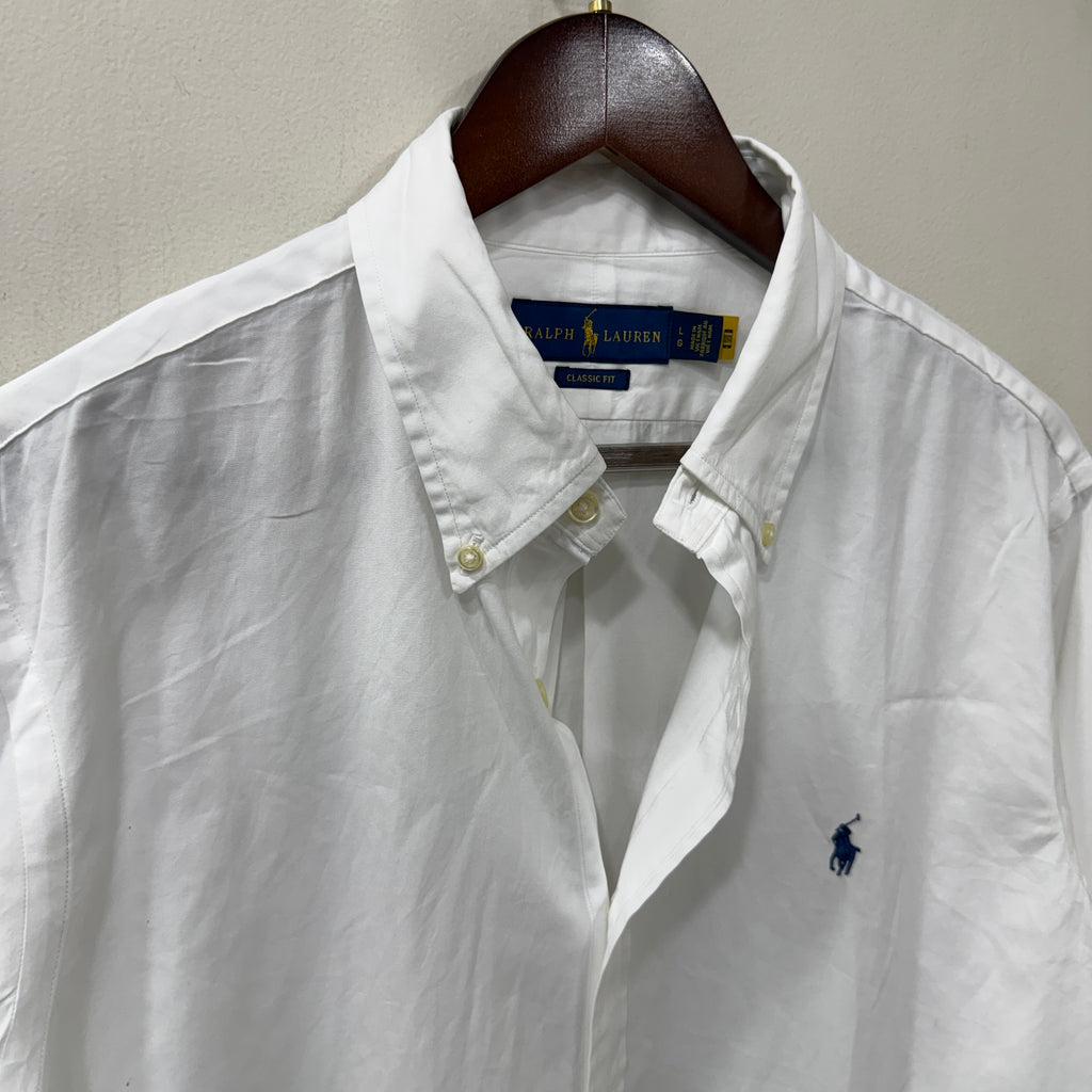 Ralph Lauren White button down shirt