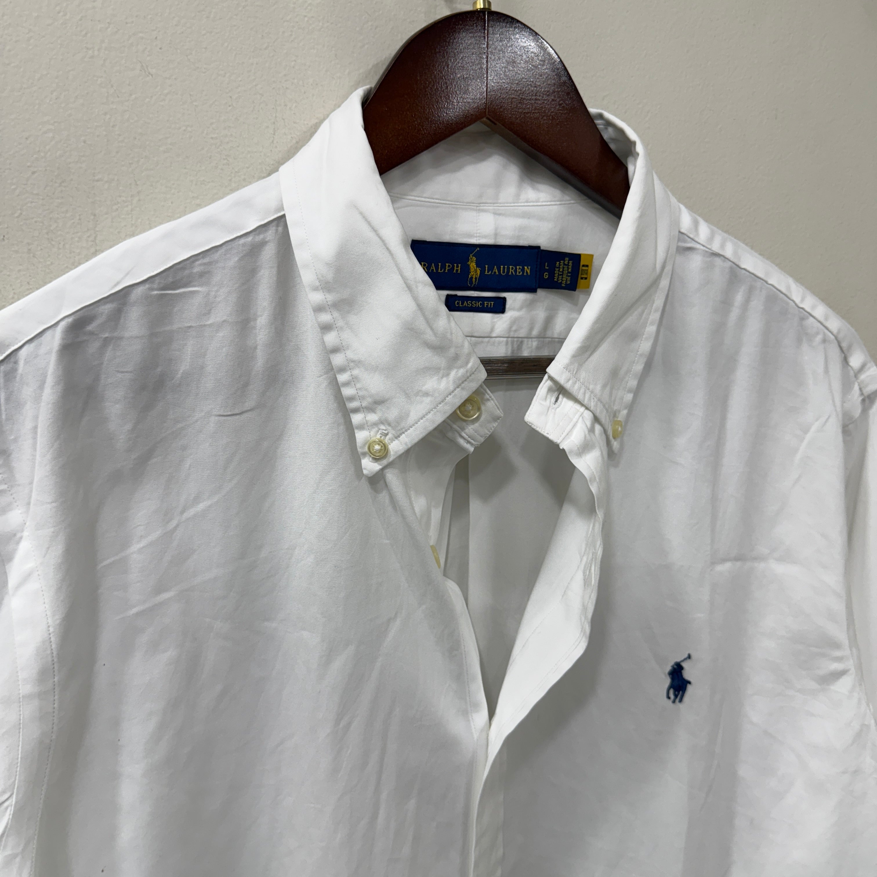 Ralph Lauren White button down shirt