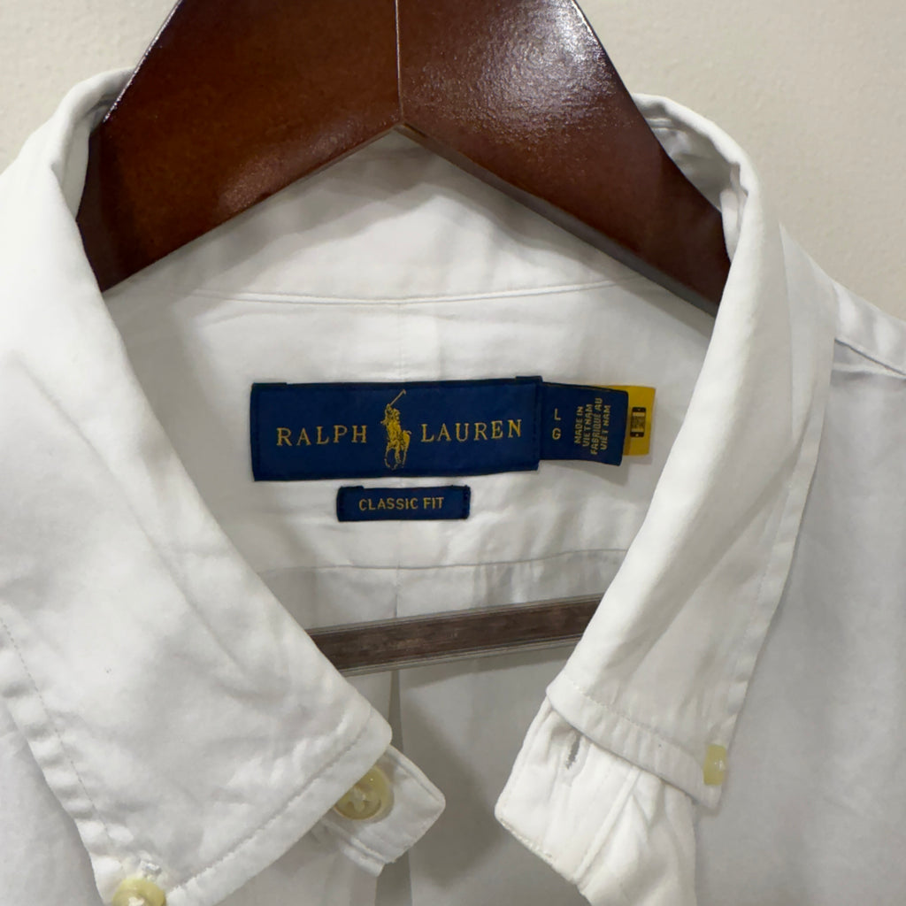 Ralph Lauren White button down shirt