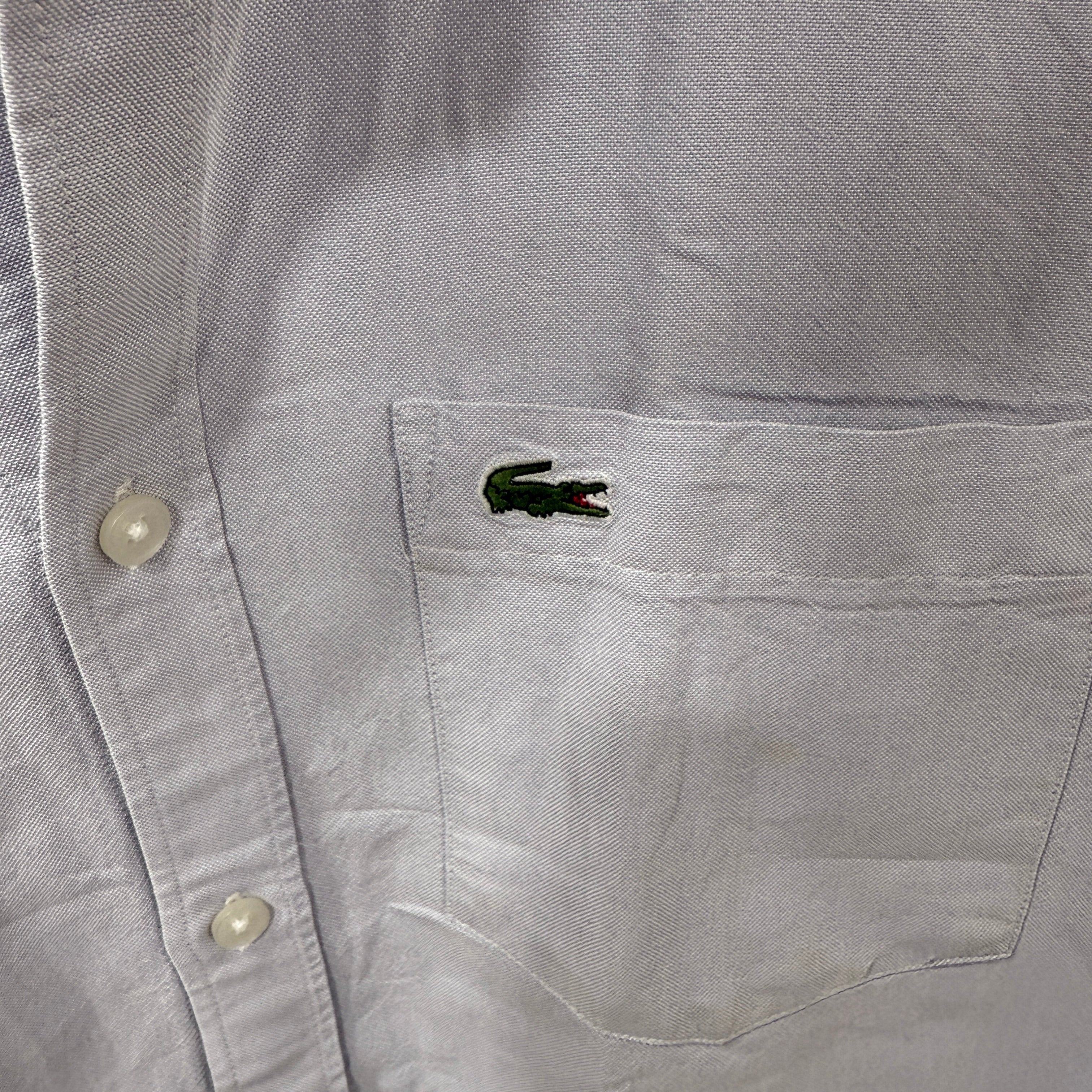 Lacoste button down solid shirt