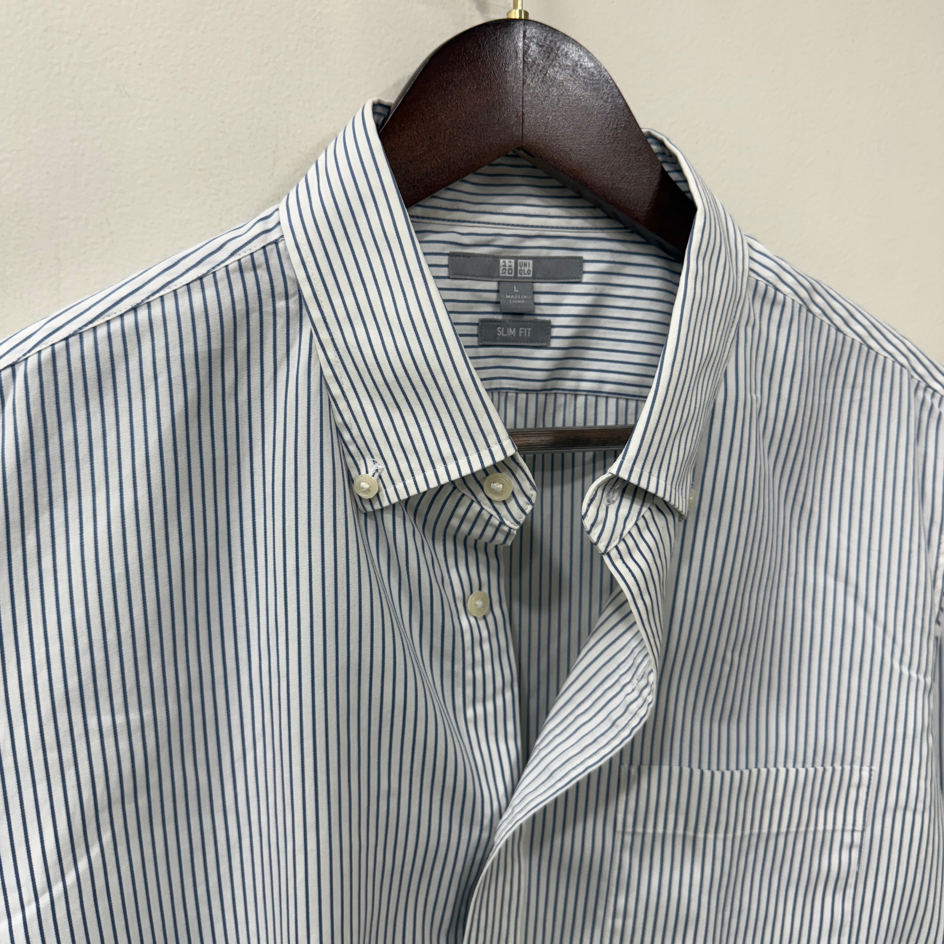 Uniqlo Slim Fit Stripes Shirt