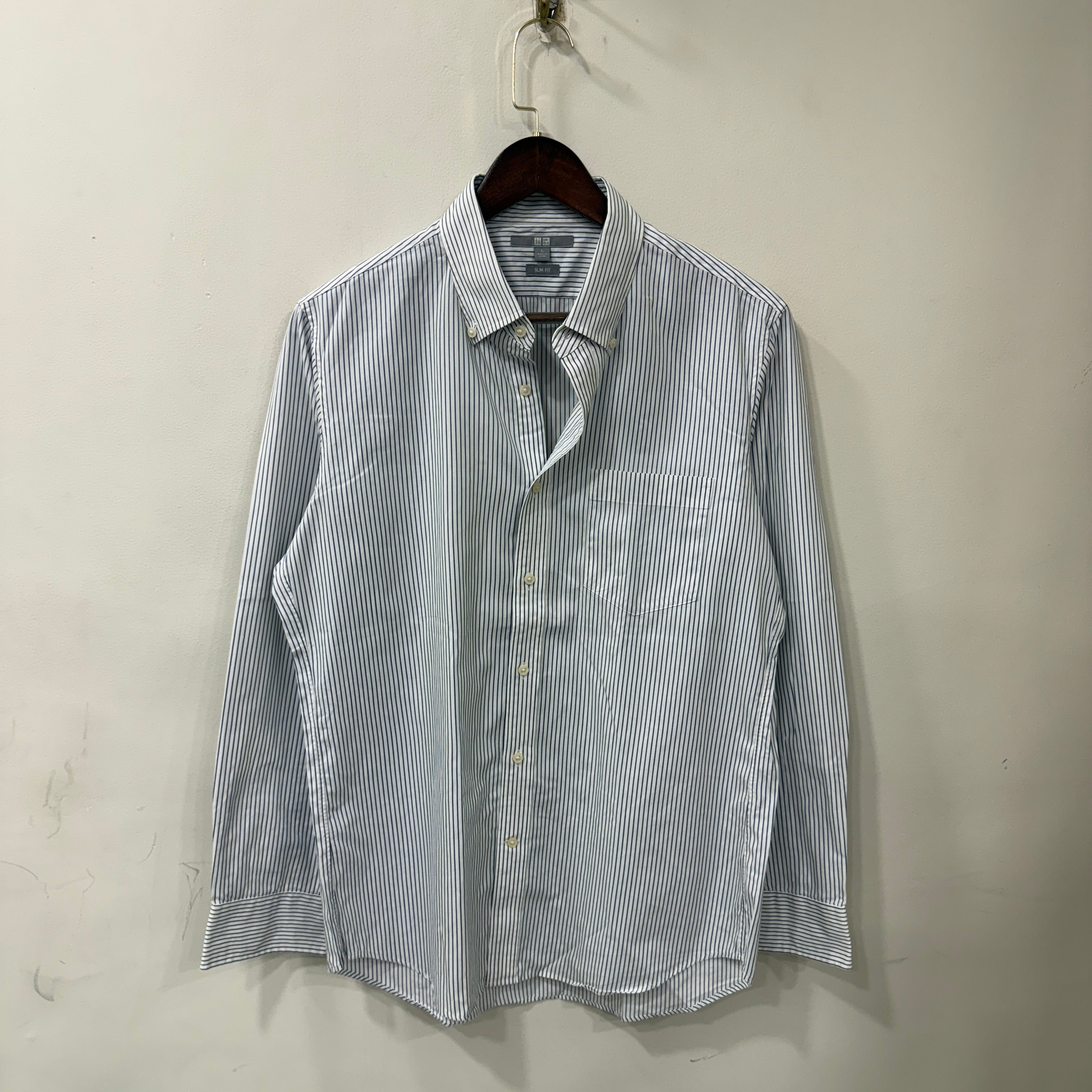 Uniqlo Slim Fit Stripes Shirt