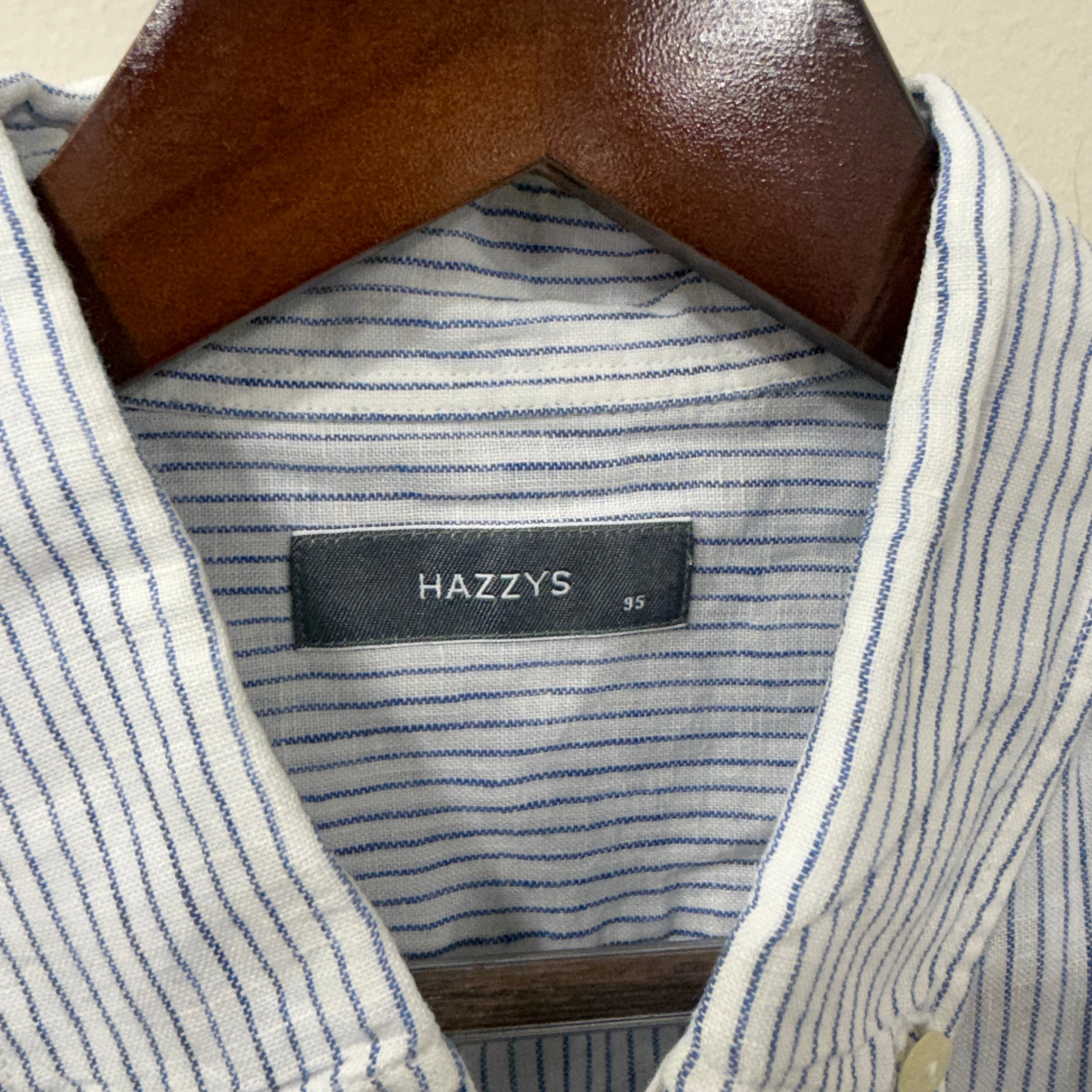 Hazzy Linen stripes shirt