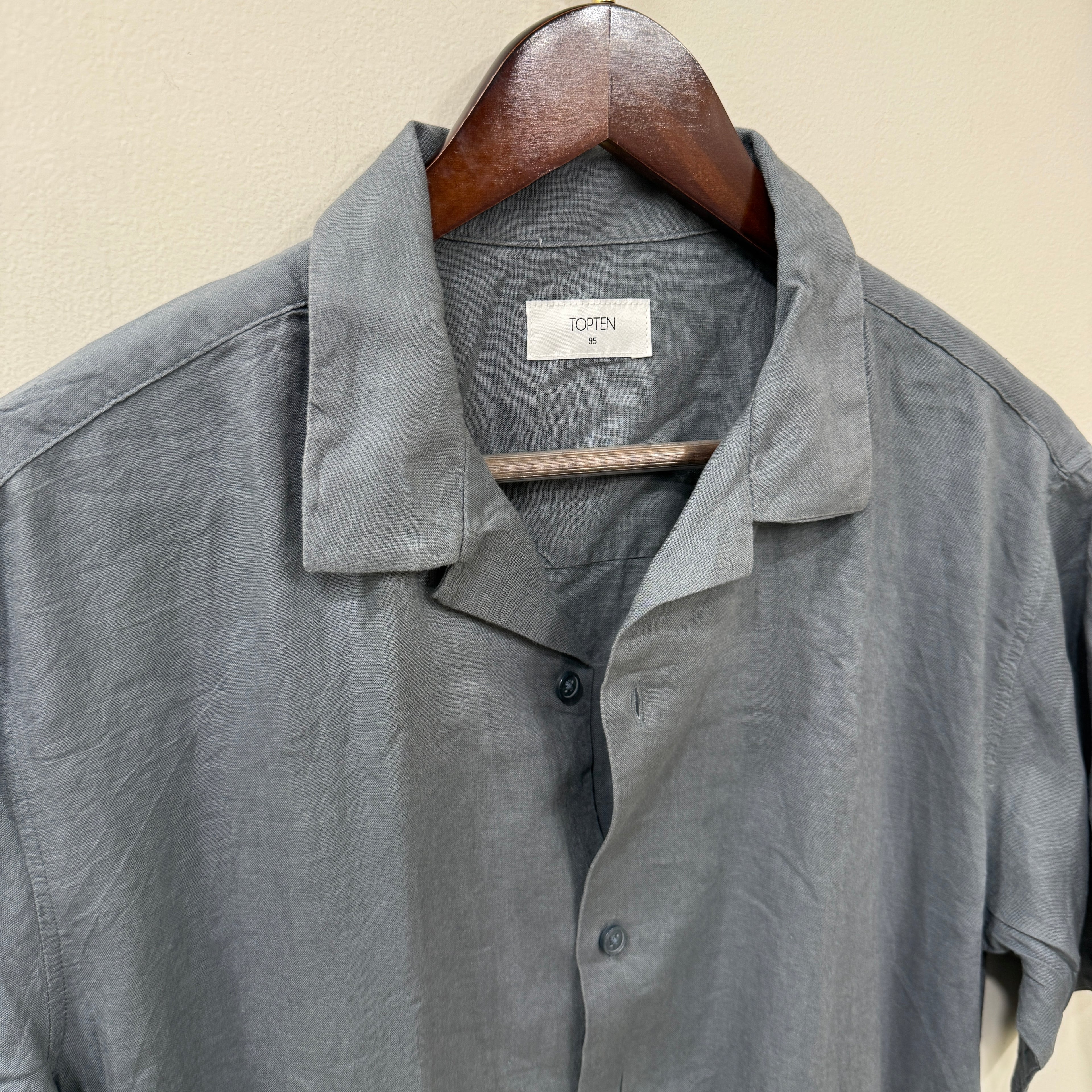 Topten linen half sleeve shirt