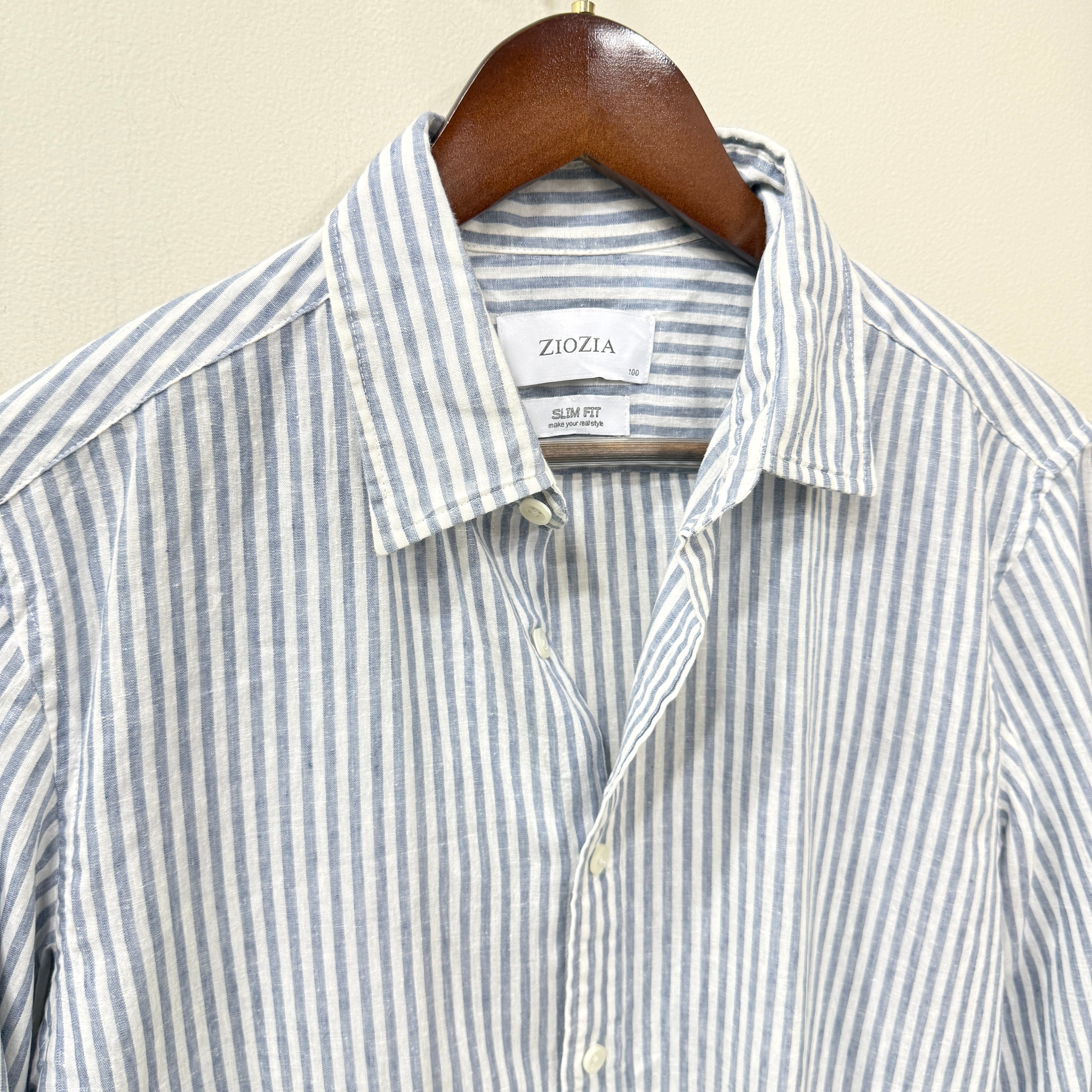 Ziozia Linen stripes shirt