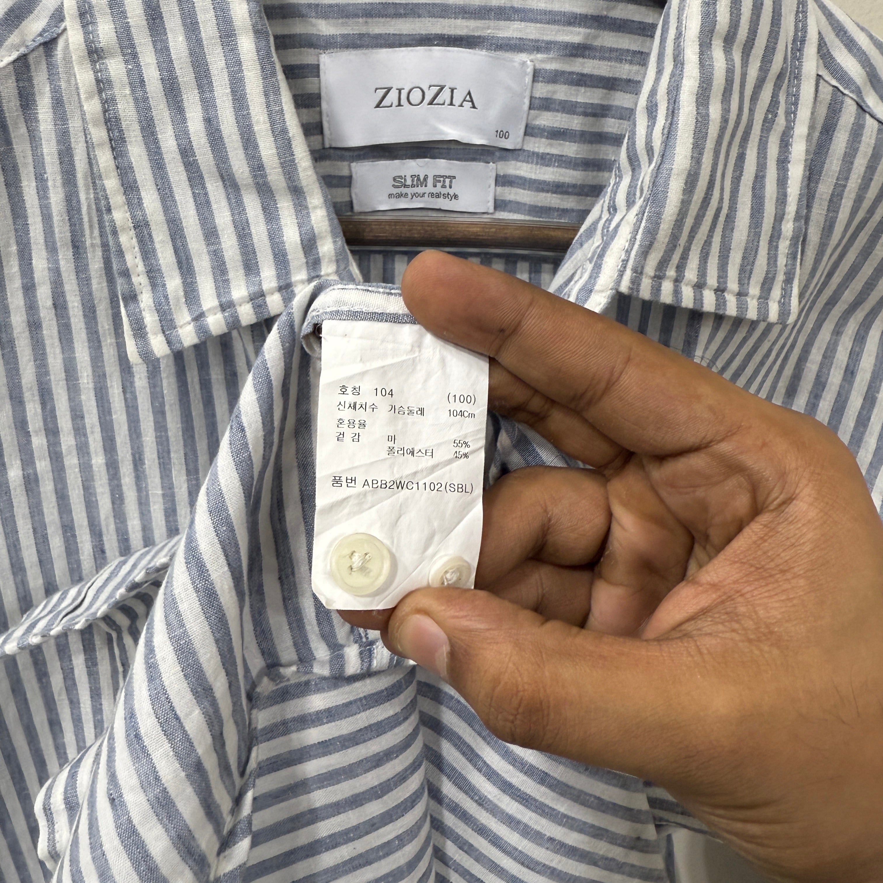 Ziozia Linen stripes shirt