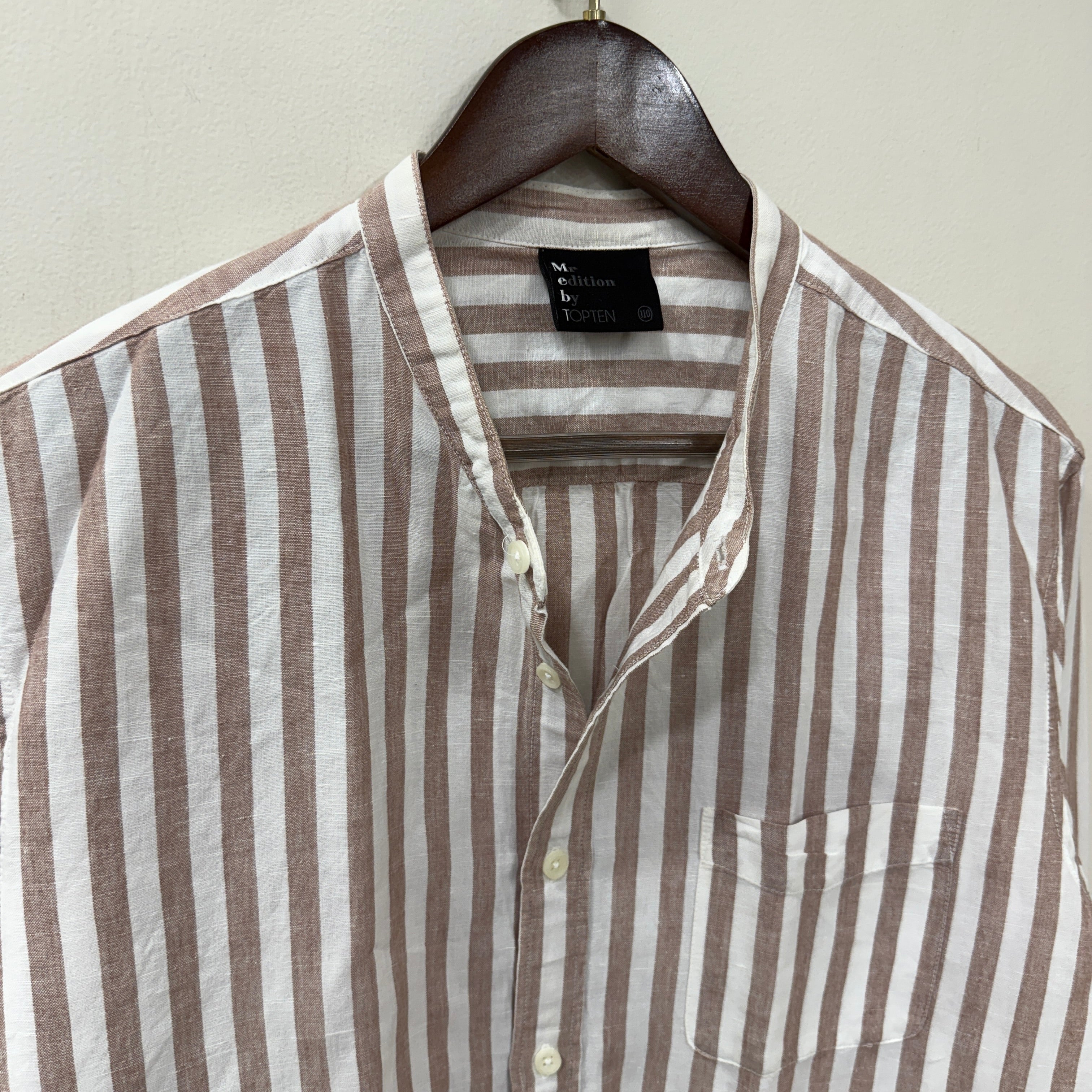 Topten linen stripes shirt