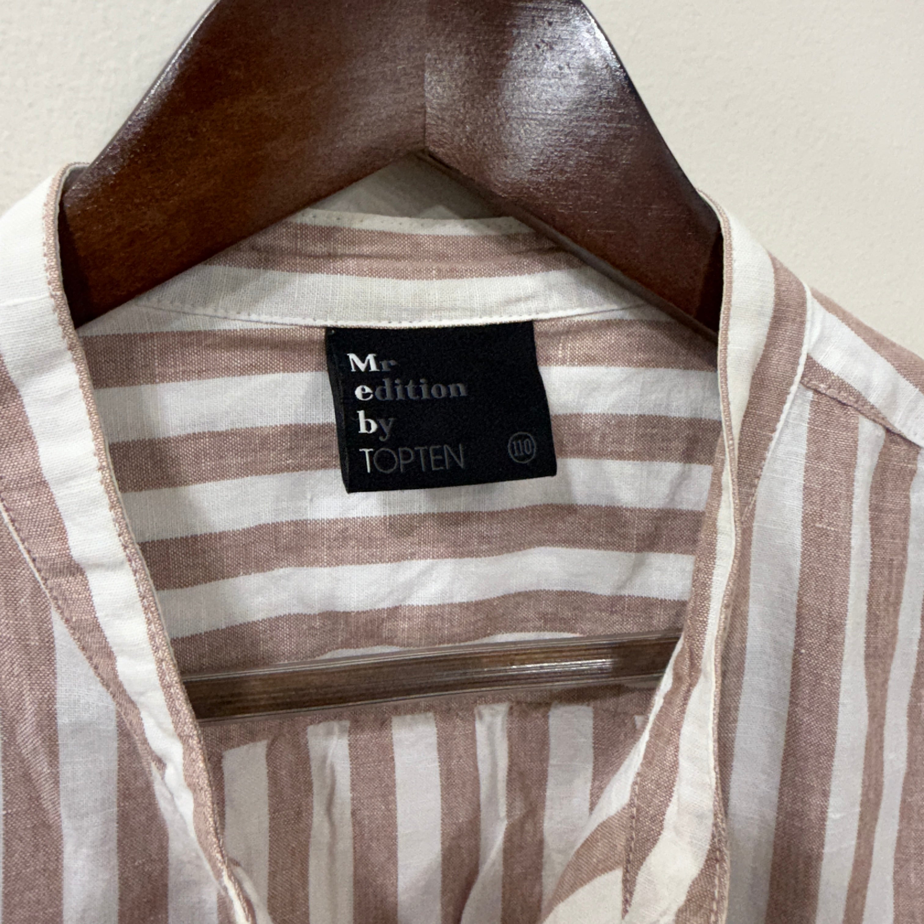 Topten linen stripes shirt