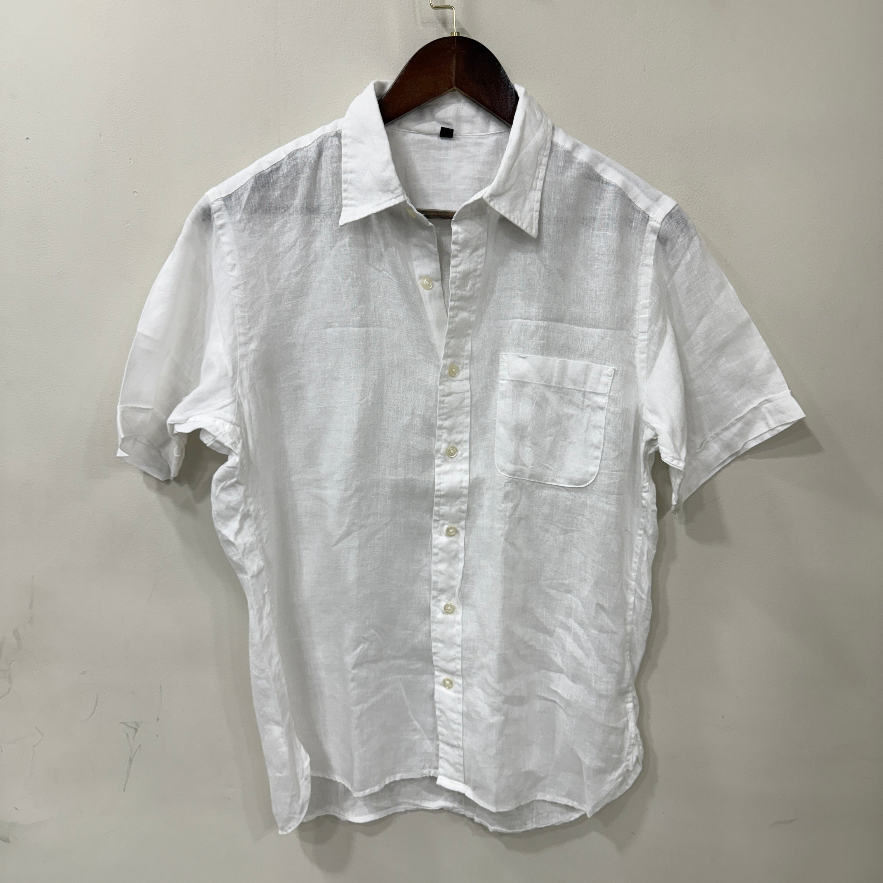 100% Linen shirt half sleeve