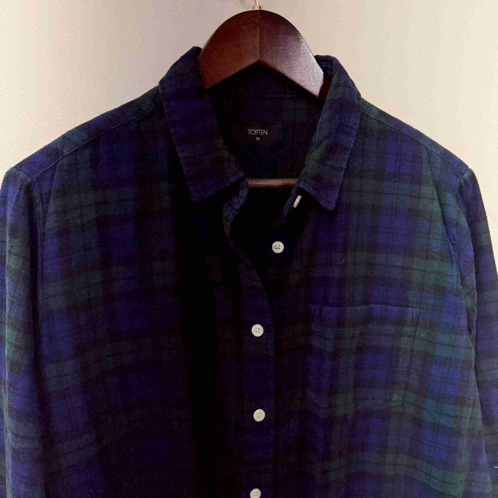 Topten checkered flannel shirt