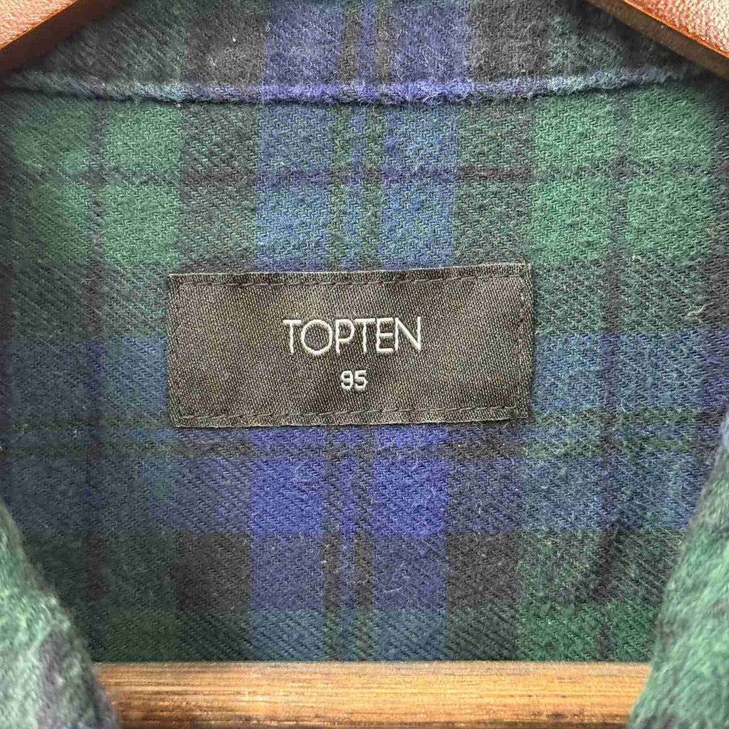 Topten checkered flannel shirt