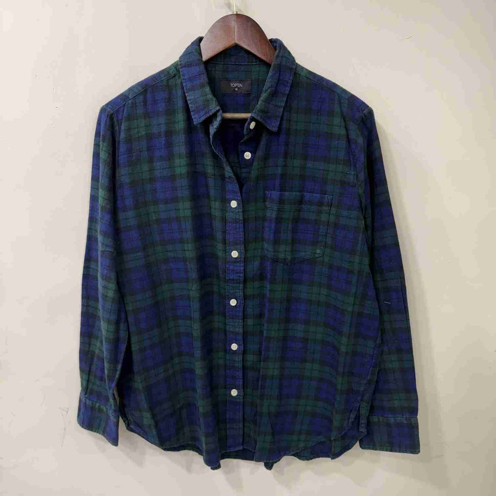 Topten checkered flannel shirt