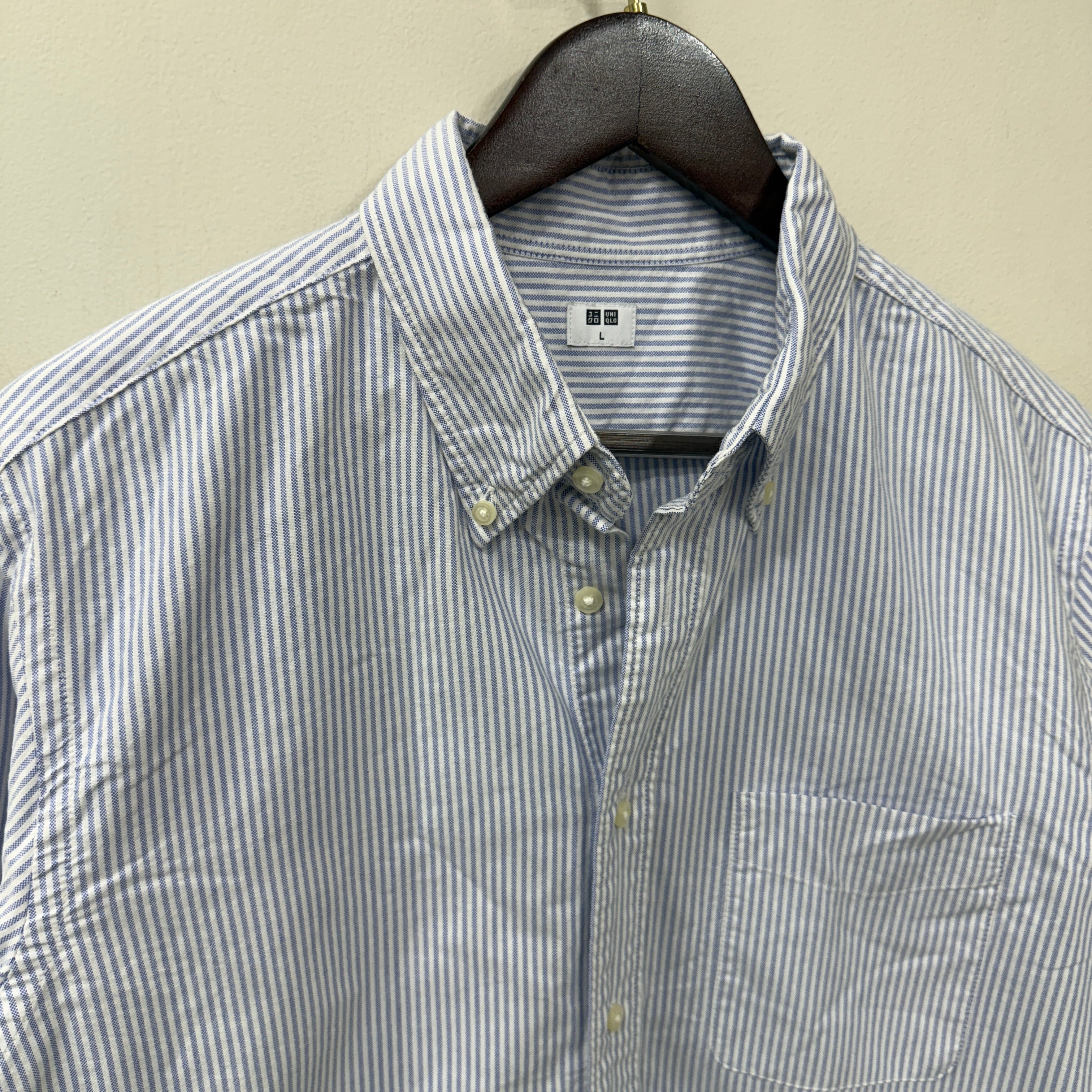 Uniqlo oxford stripes shirt