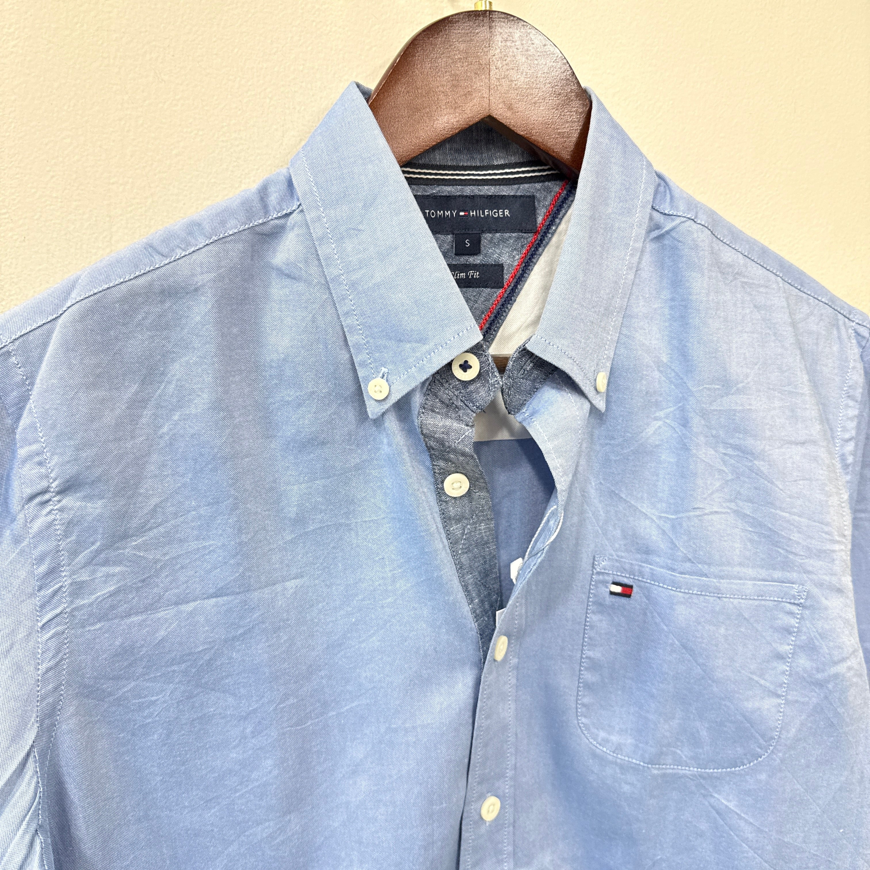 Tommy Hilfiger Blue solid shirt